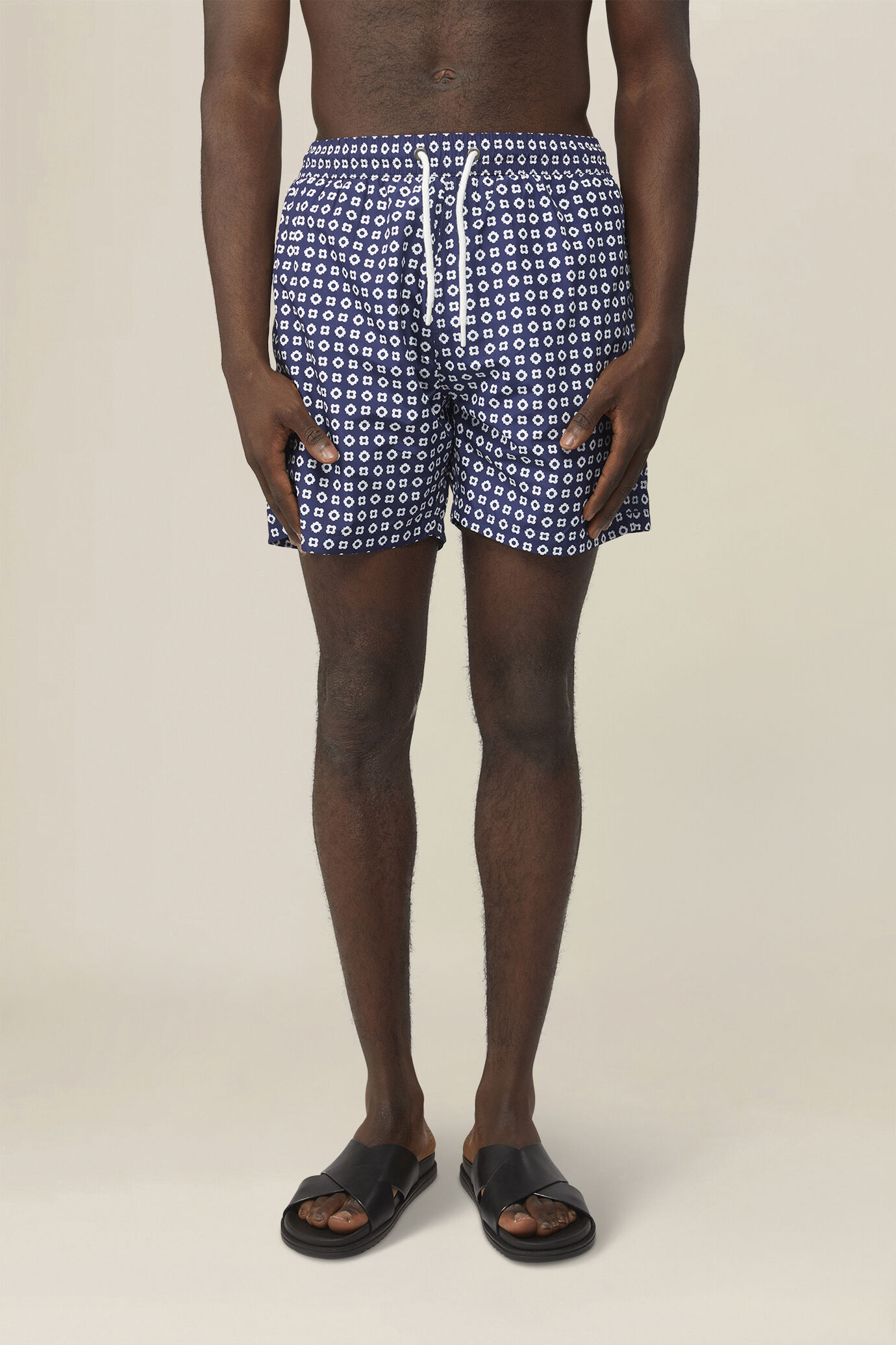 Men's geometric pattern swimwear image number 1