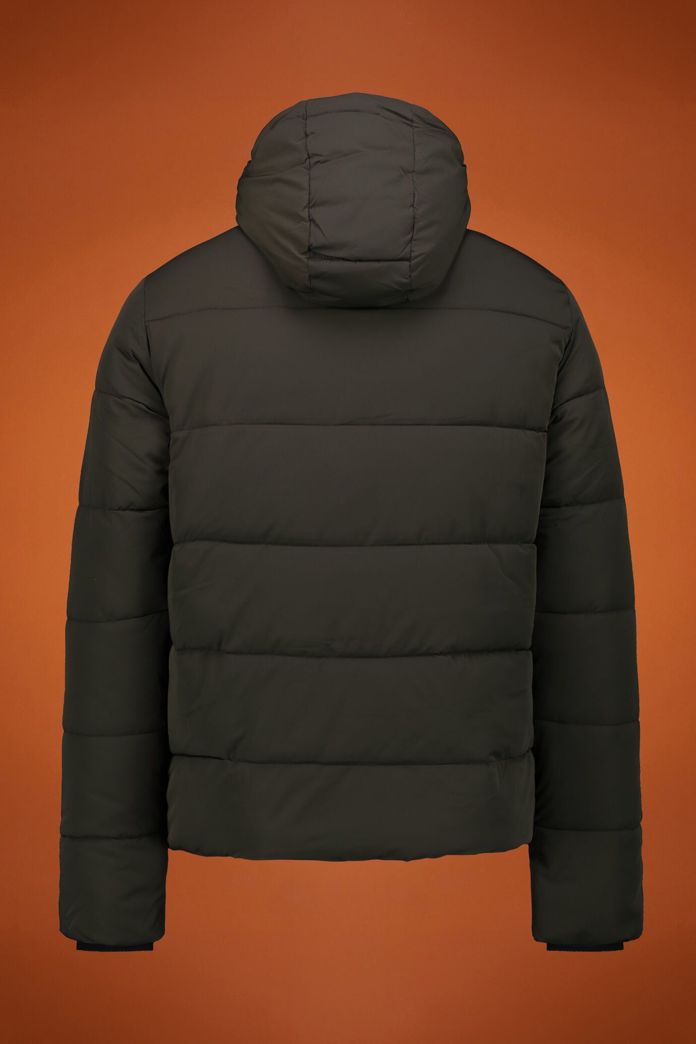 Piumino tecnico uomo con cappuccio