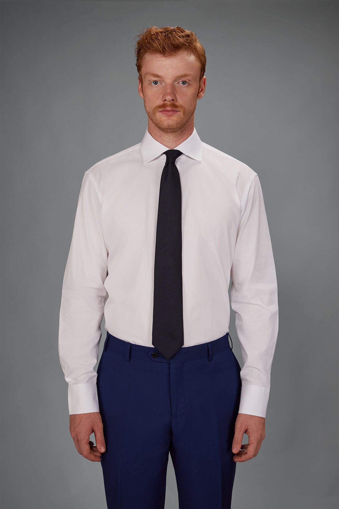 Chemise classique pour homme 100% coton
