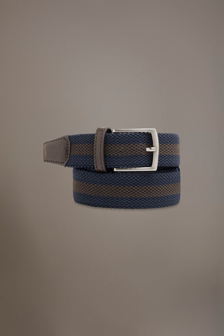 Elastic weaved belt striped