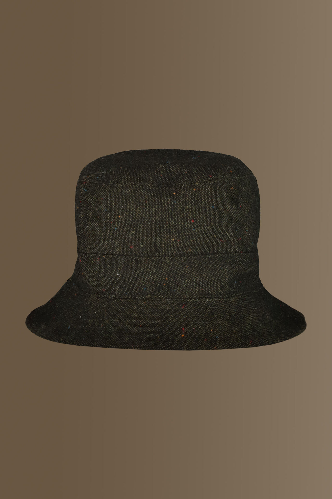 Cappello stile fisherman misto lana - tessuto occhio di pernice image number 0