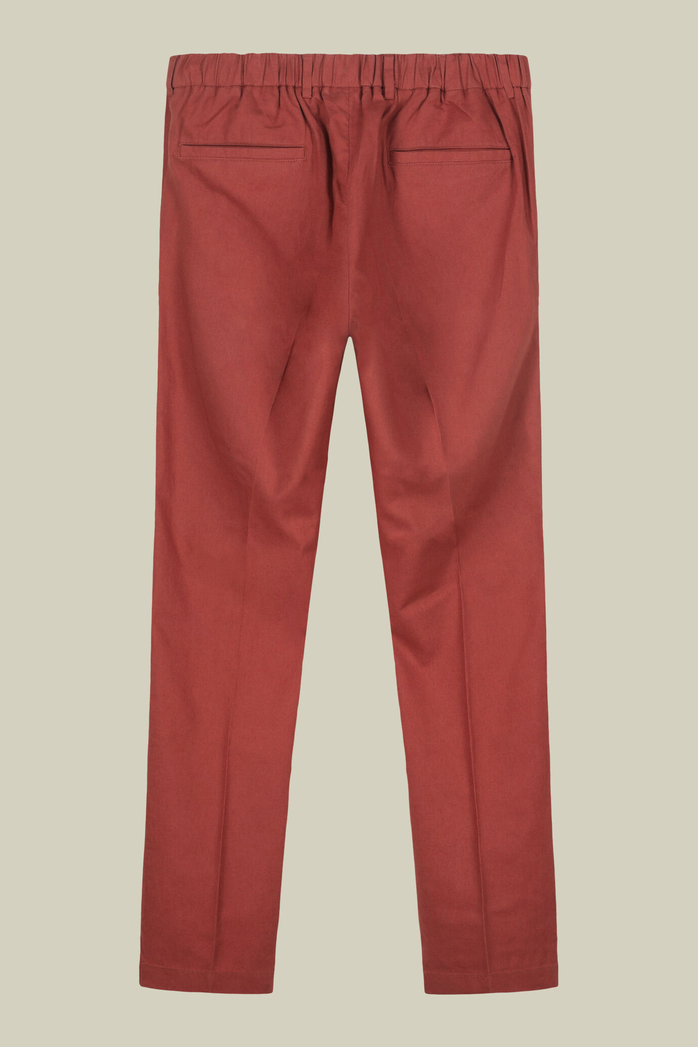 Men's trousers with two small pleats and elastane in the back waistband image number 5