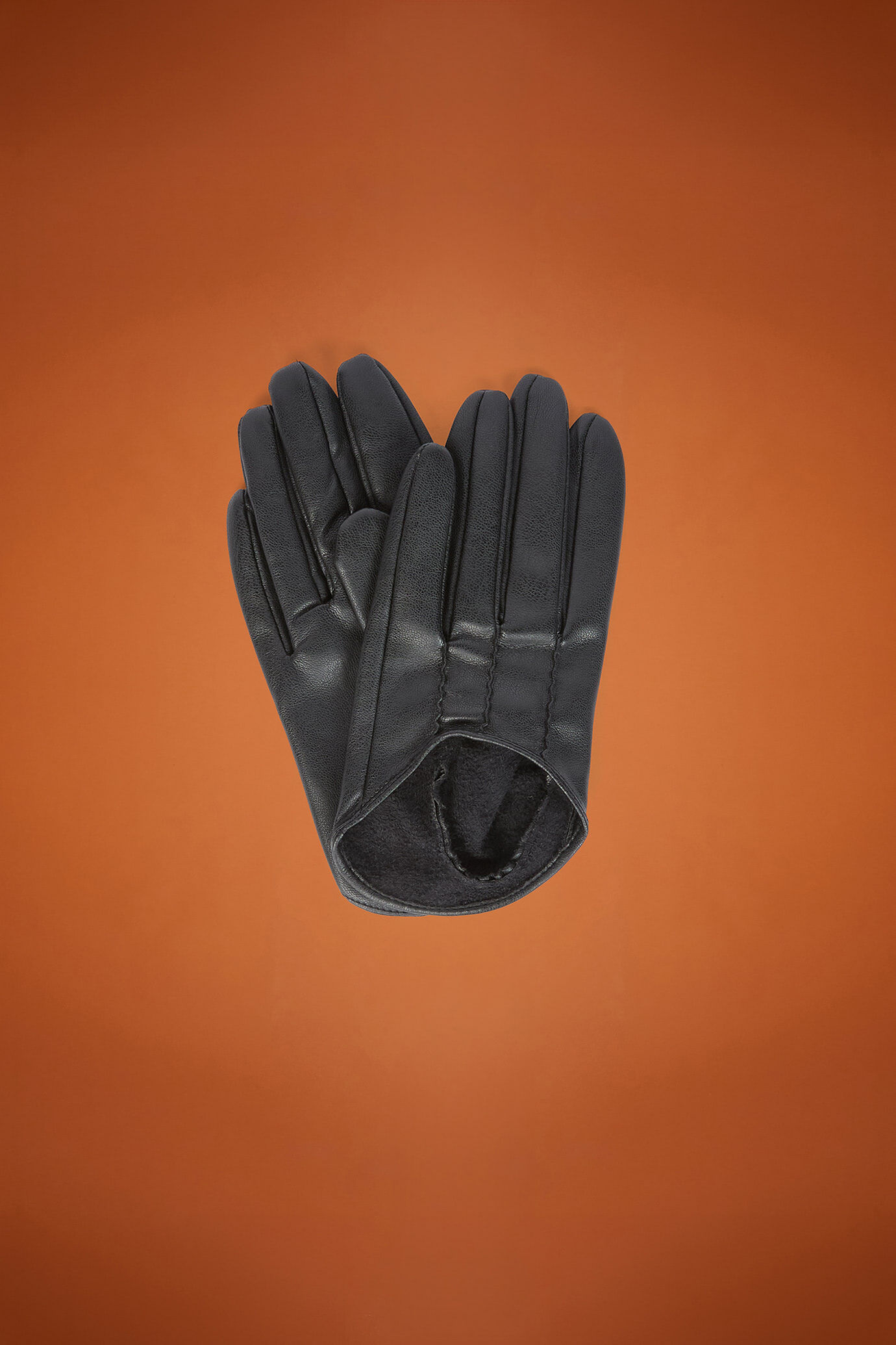 Guanti donna da motociclista in eco-pelle