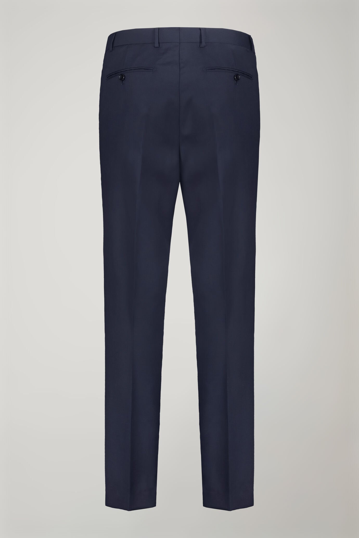 Abito uomo doppiopetto Wool Blend con pantalone classico a una pince e giacca sfoderata con rever a lancia regular fit image number 7