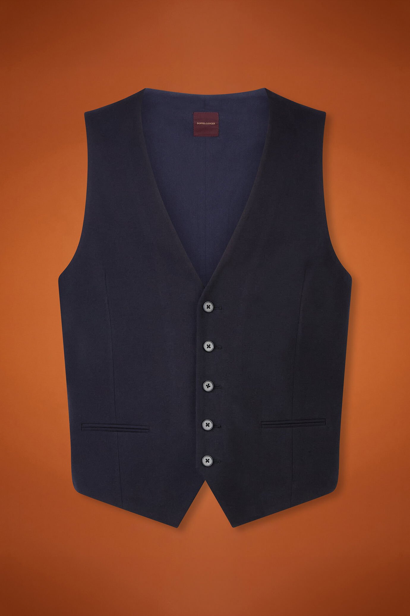 Gilet grisaille classique, coupe classique, pour homme image number 4