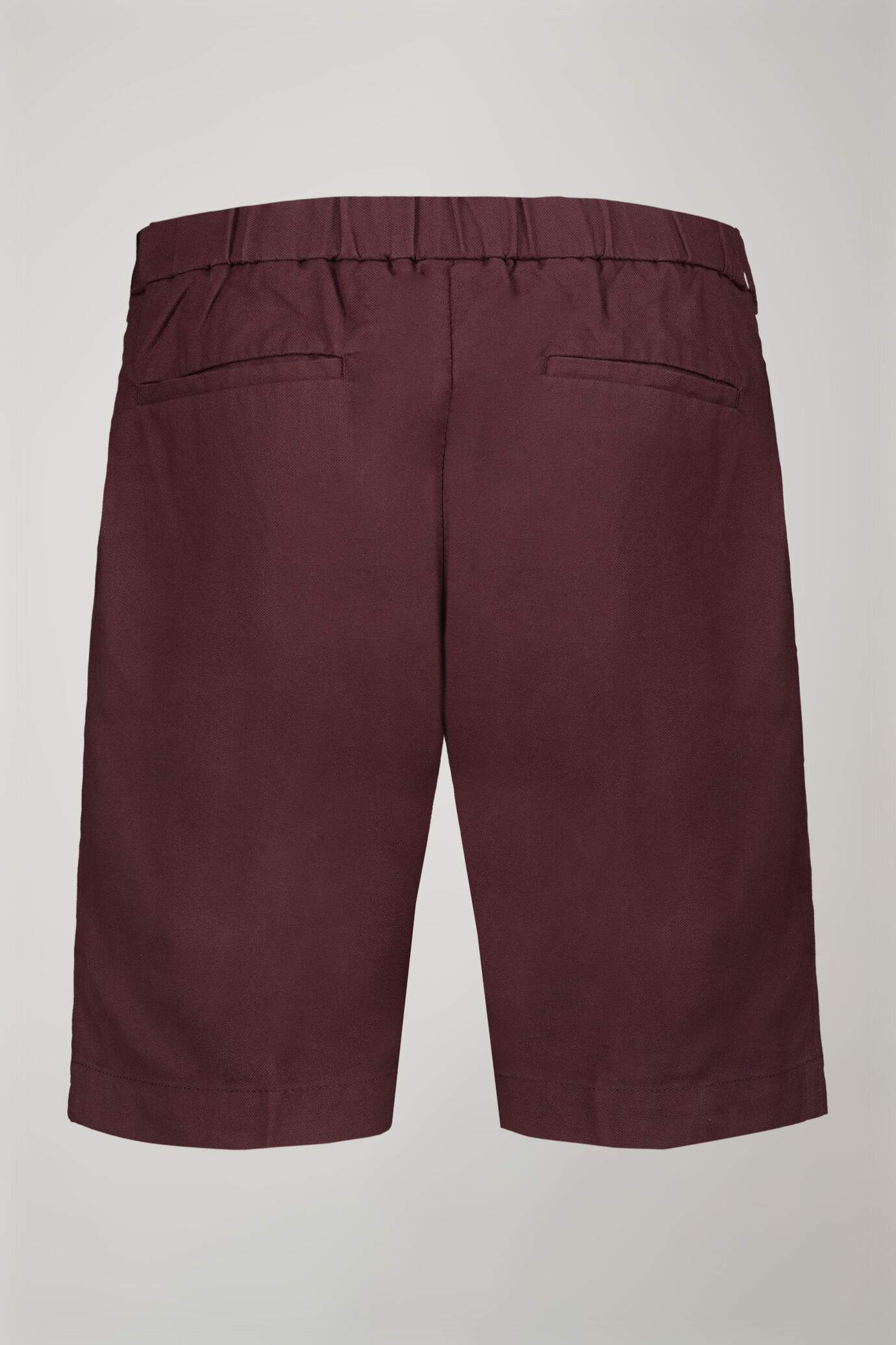 Bermudashorts für Herren mit doppeltem Abnäher und Kordelzug in der Taille aus Canvas-Leinen-Mischgewebe image number 5