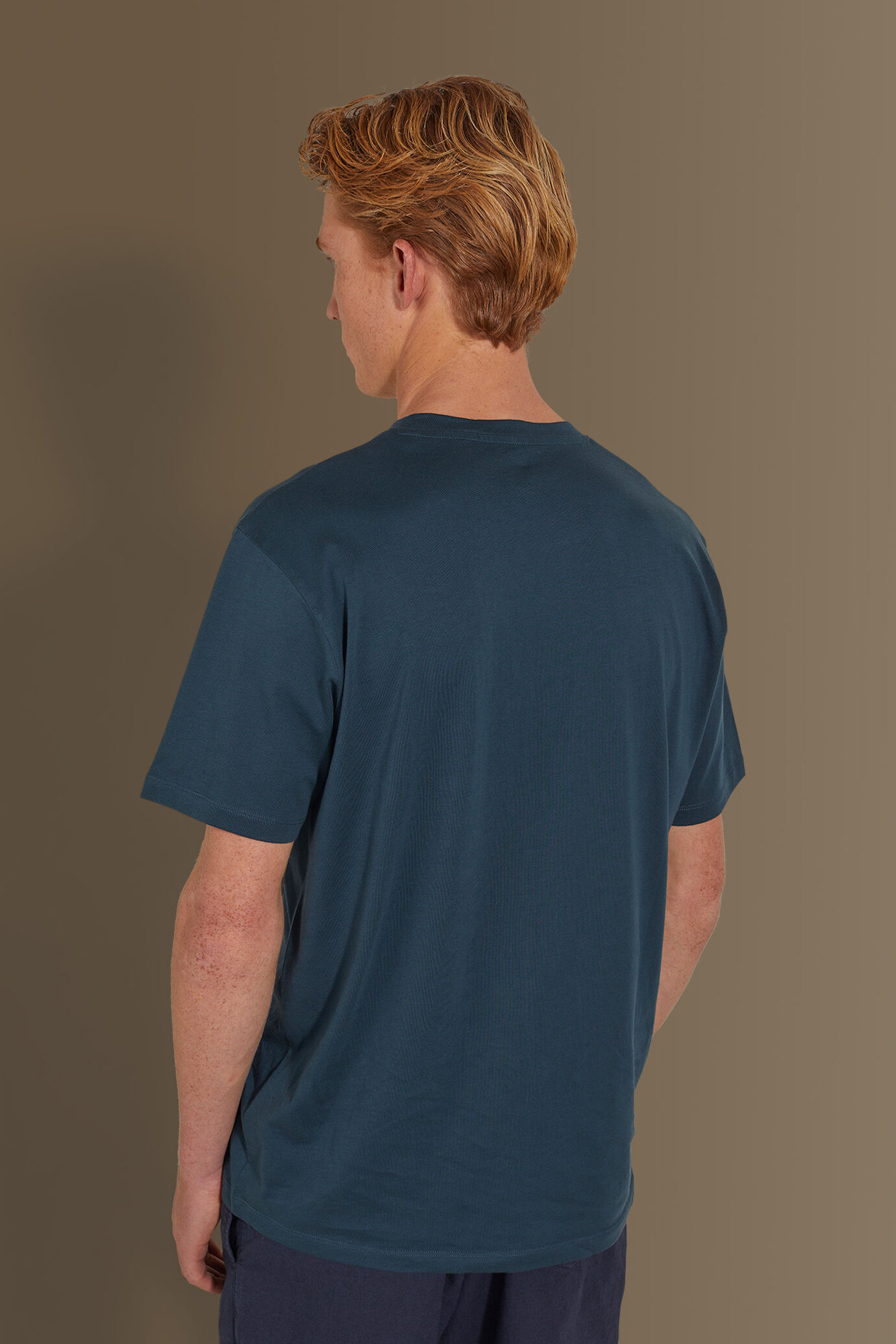 T-shirt uomo 100% cotone supima image number 2