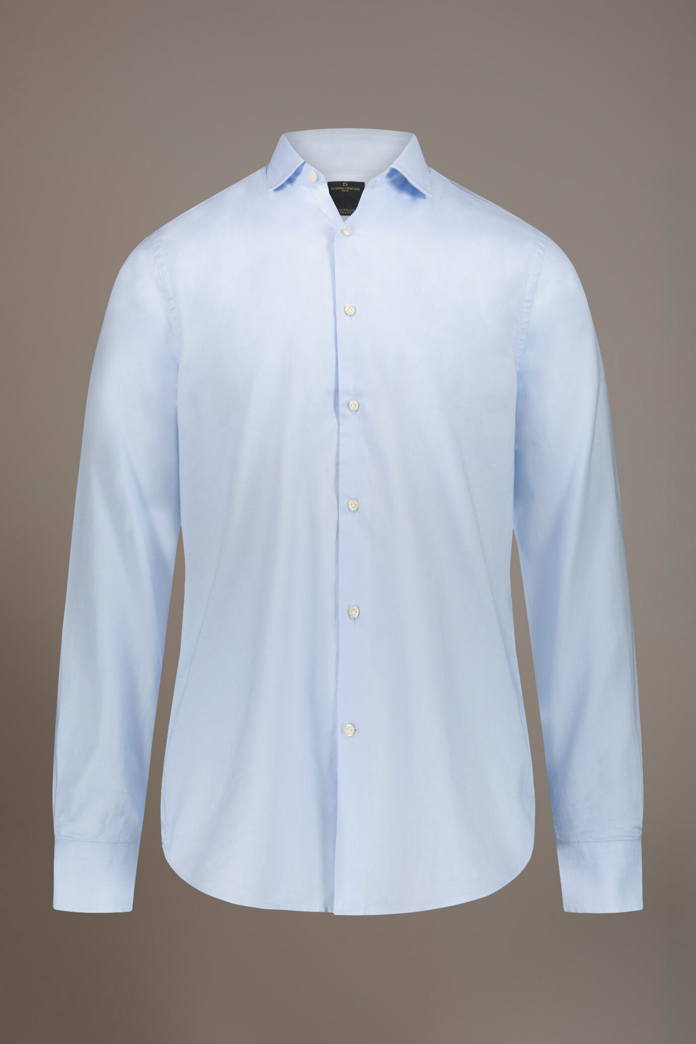 Classic shirt with french collar comfort fit oxford fabric image number 3