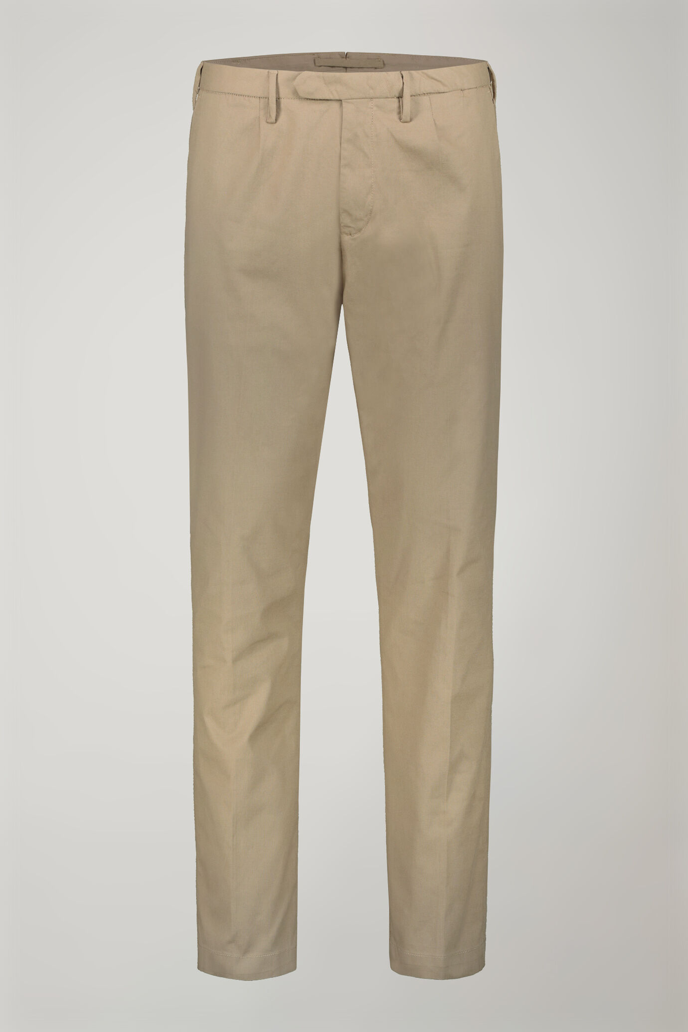 Pantalon homme classique à pinces en tissu armuré coupe confort image number 4