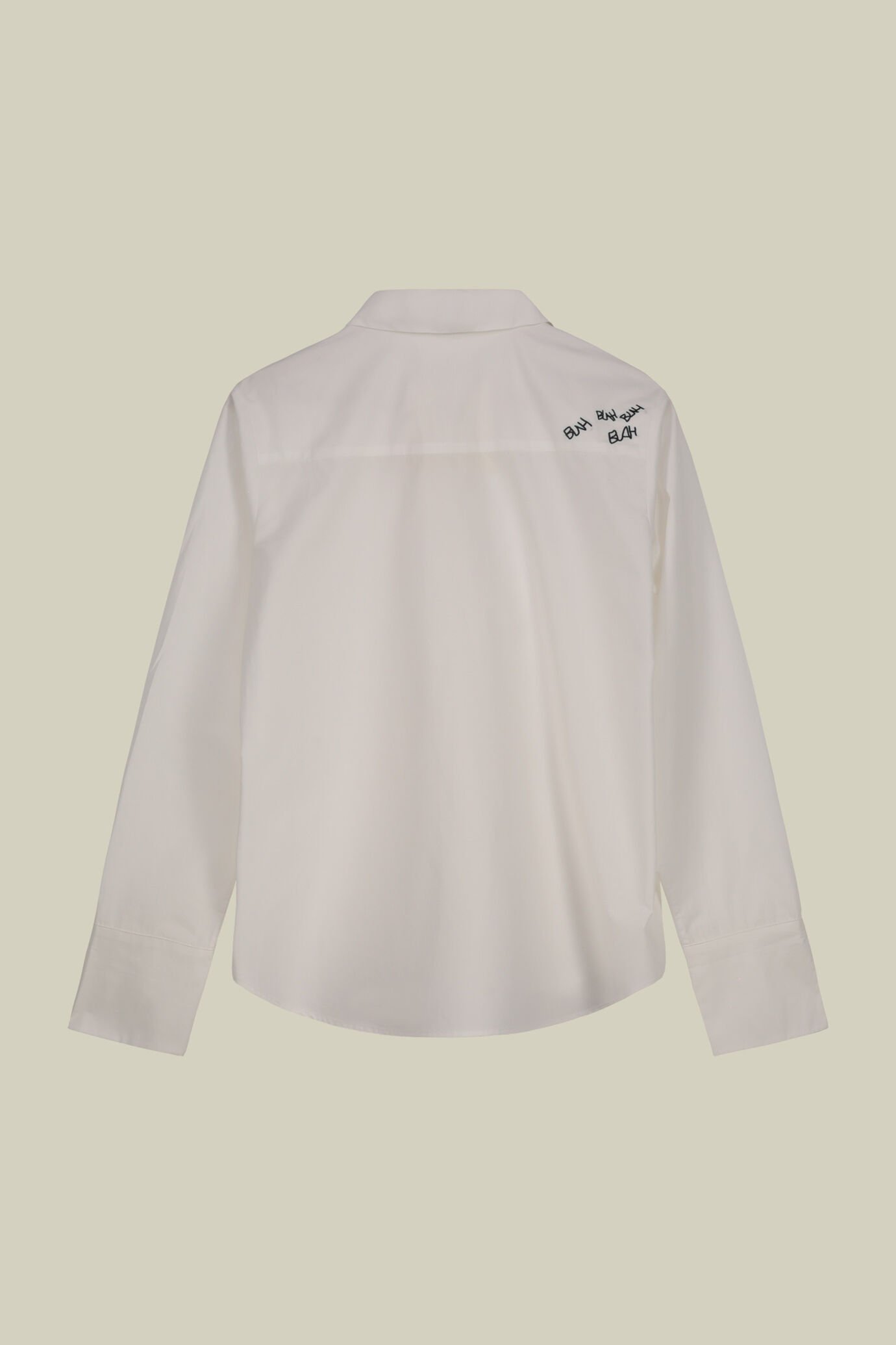 Camicia donna classica con collo bebé tinta unita image number 6