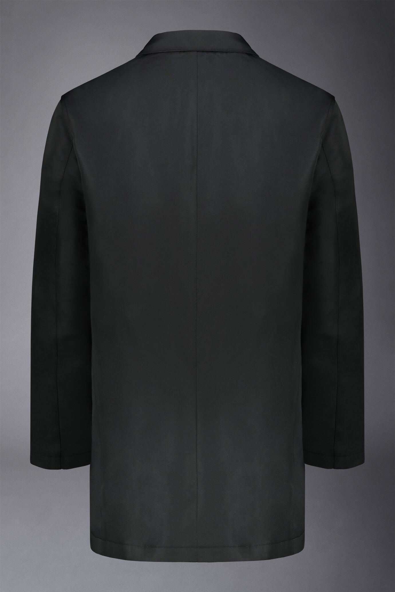 Impermeabile uomo in tessuto tecnico reversibile comfort fit image number 5