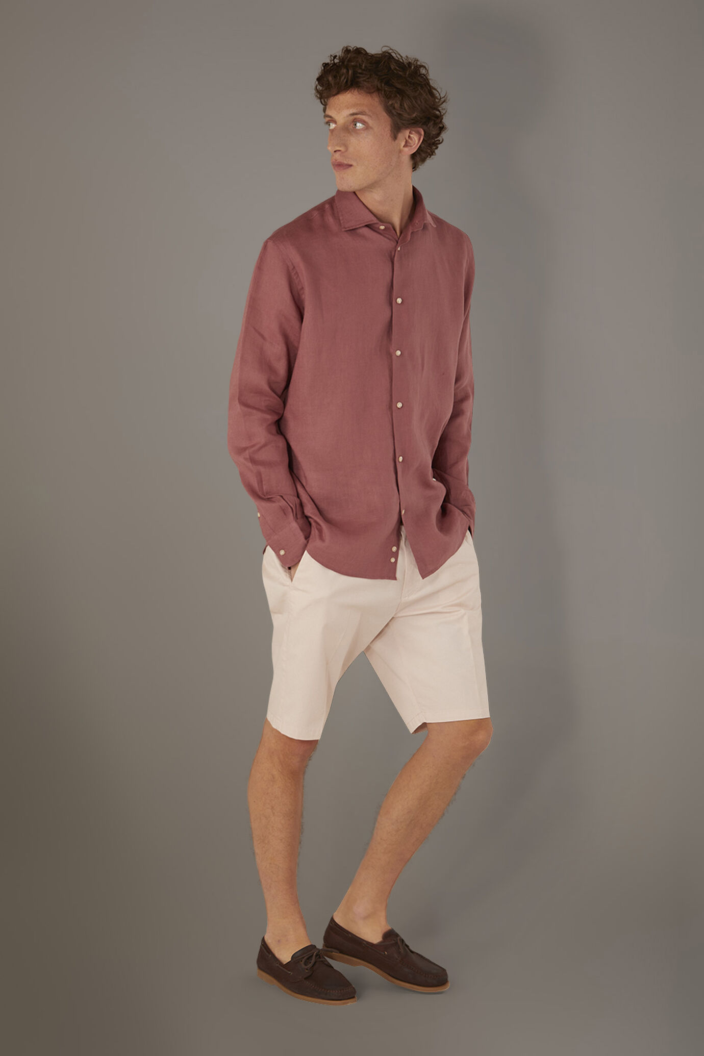 Bermudashorts aus klassischem Twill-Stoff image number 1