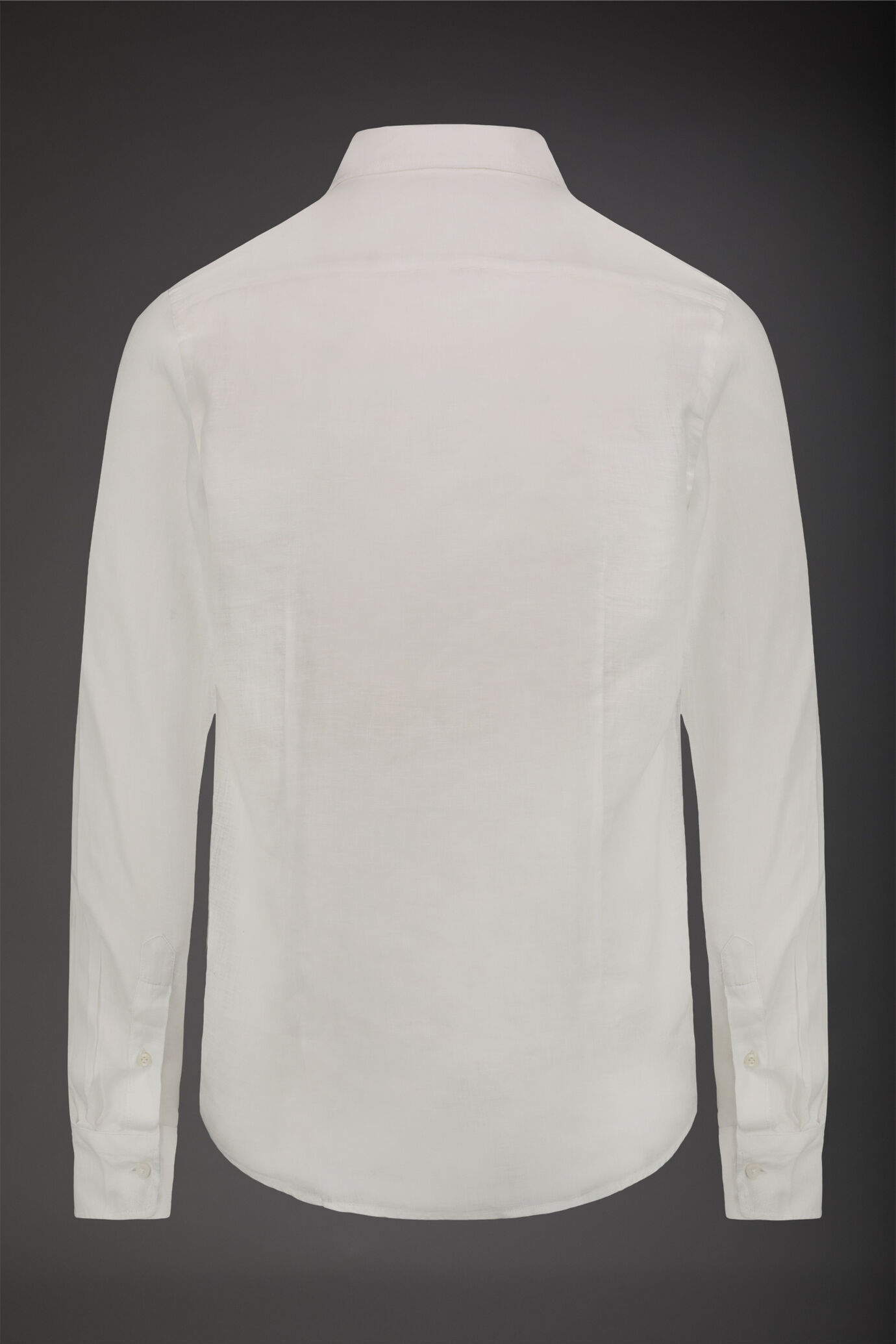 Men's casual shirt with classic collar, 100% linen image number 5