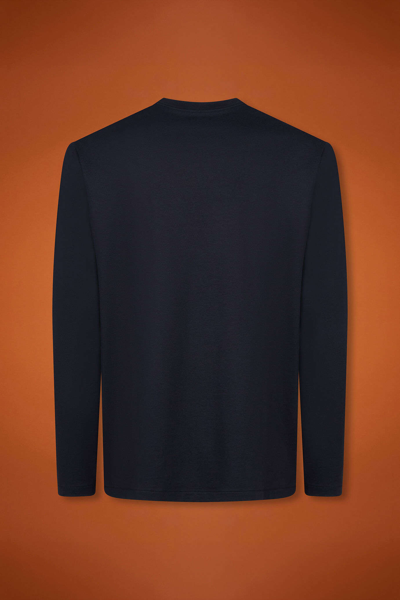 T-shirt uomo girocollo 100% cotone con maniche lunghe regular fit image number 6