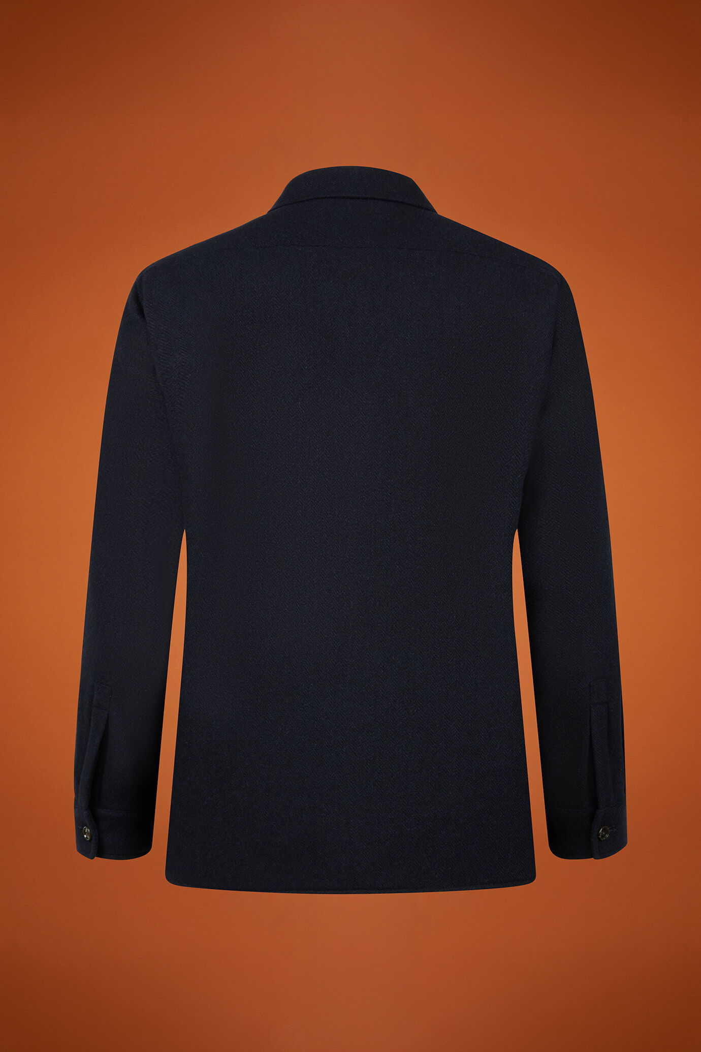 Herren-Overshirt mit Grätenmuster aus Wollgemisch in normaler Passform image number 5