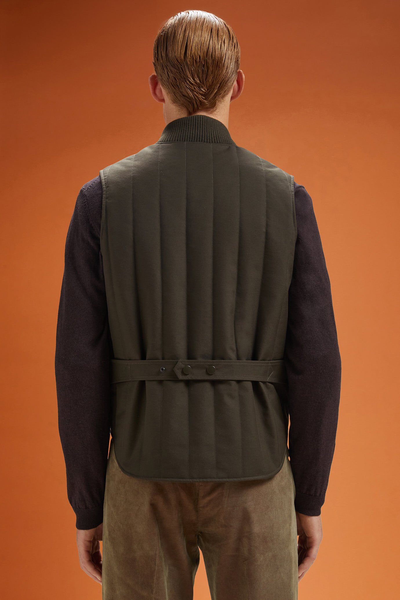 Gefütterte Herrenweste mit Jersey-Futter in bequemer Passform image number 1