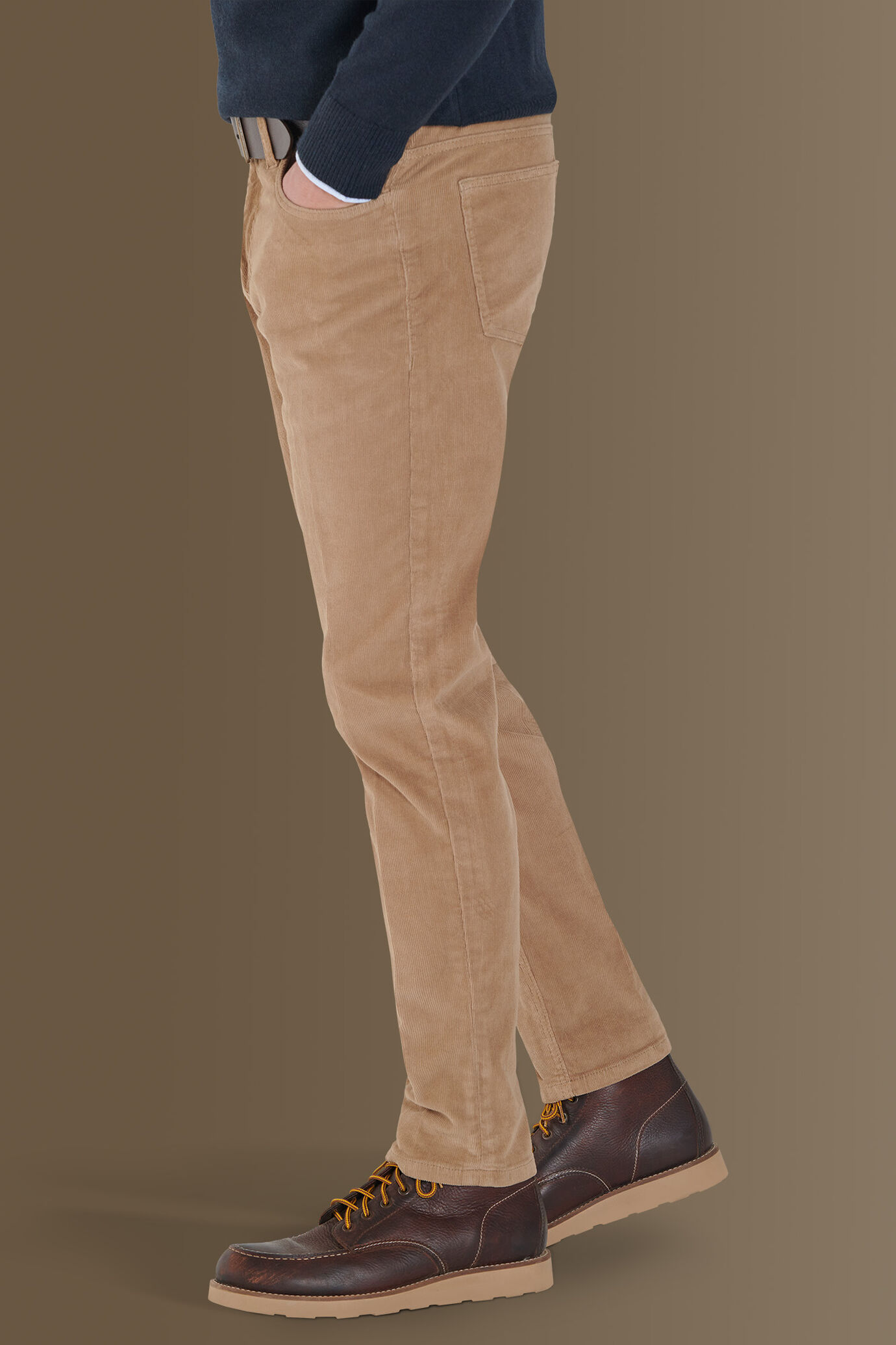 Pantalone 5 tasche velluto a coste image number 2