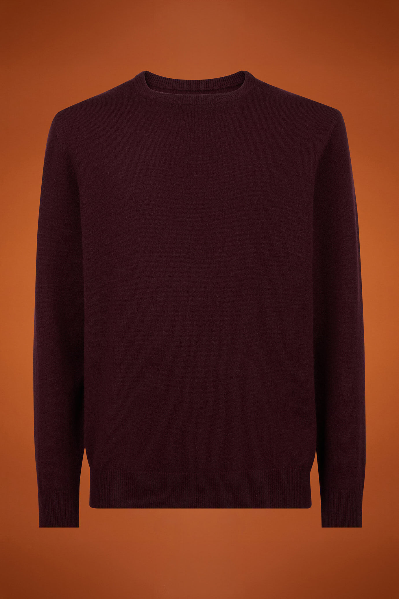 Men's regular fit crew neck jumper in 100% cashmere image number 4