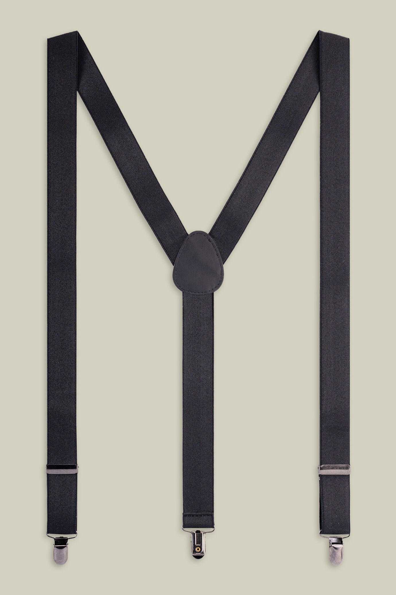 Single-colour men's elastic braces image number 1