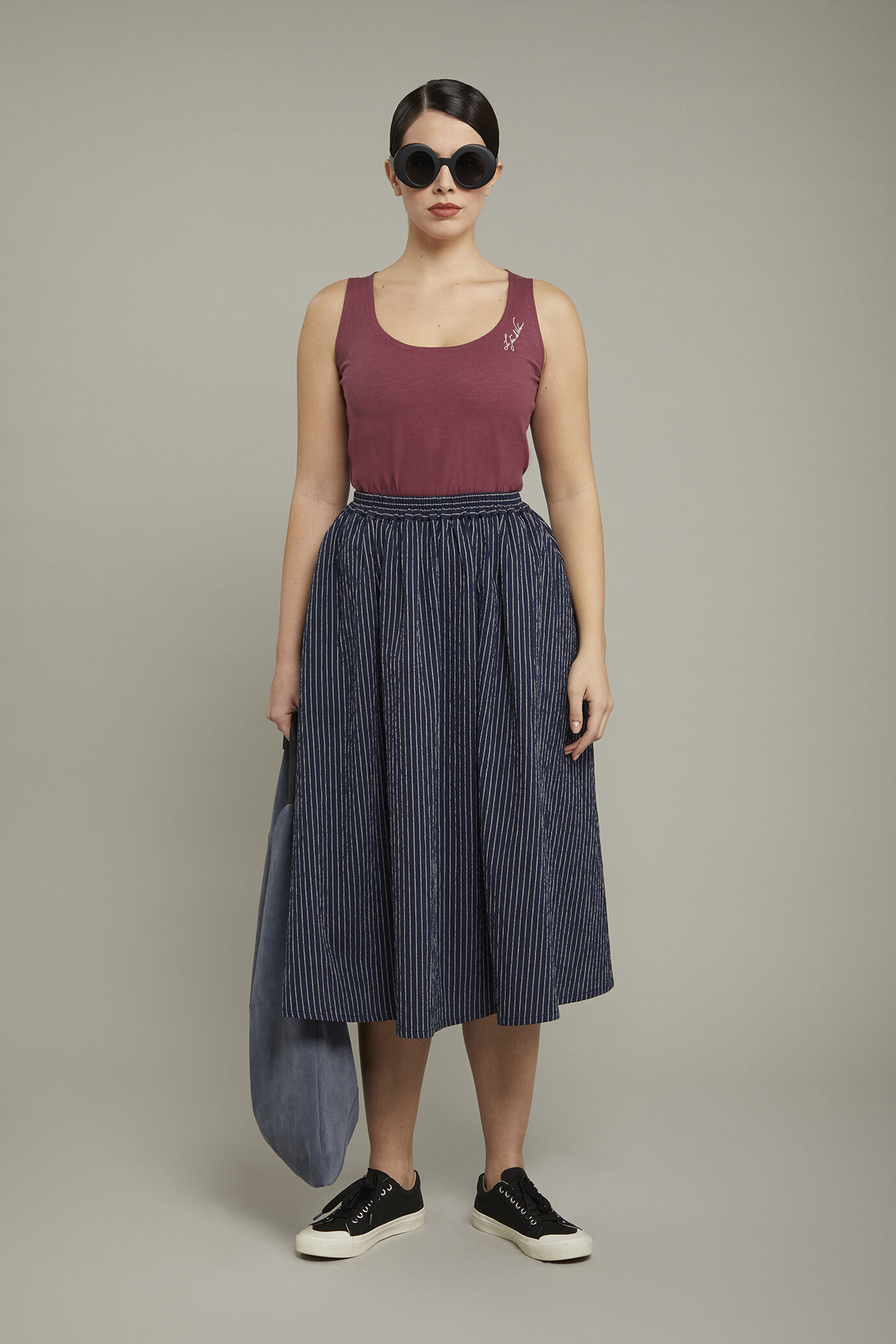 Damen-Tanktop aus 100 % Baumwolle in normaler Passform image number 0