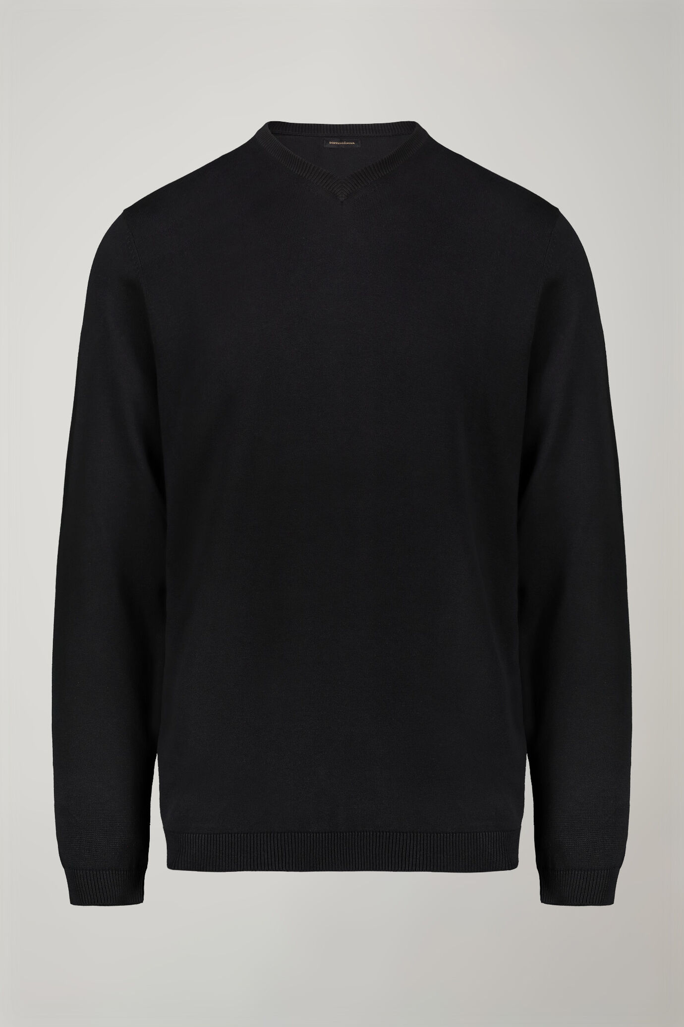 Maglia uomo scollo a v 100% cotone regular fit image number 4