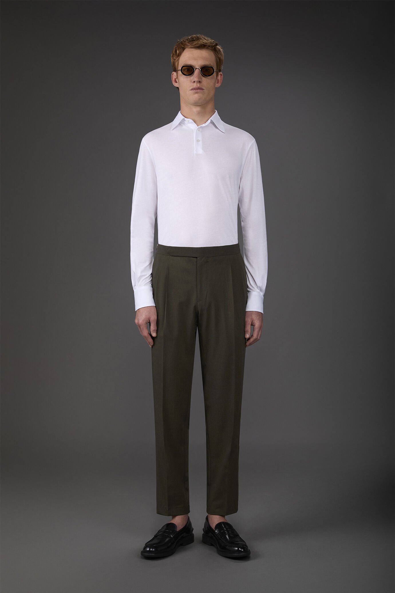 Langarm-Poloshirt für Herren aus 100% Bio-Baumwolle image number 1