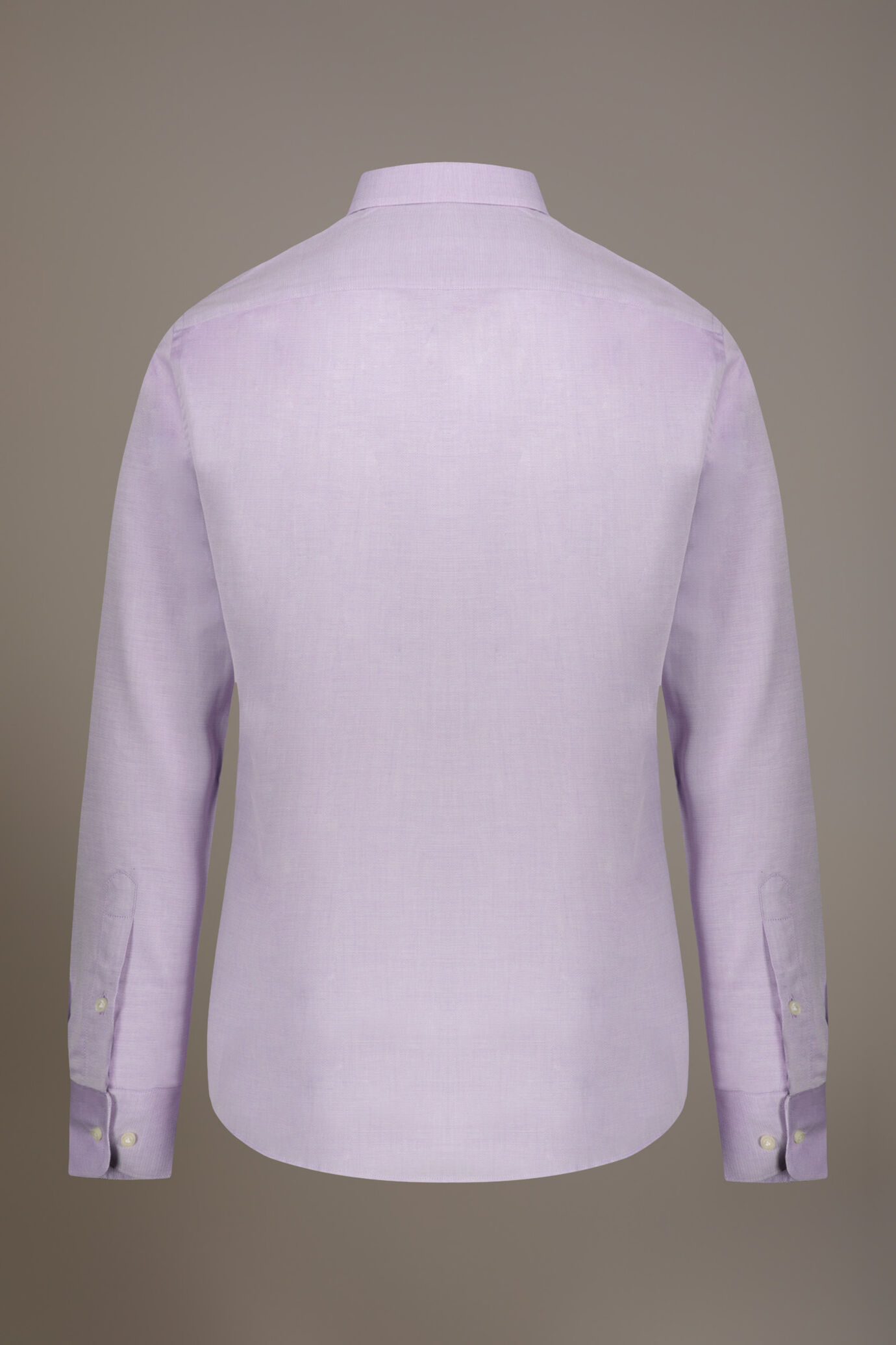 Camicia classica collo francese classic fit tessuto armaturato image number 4