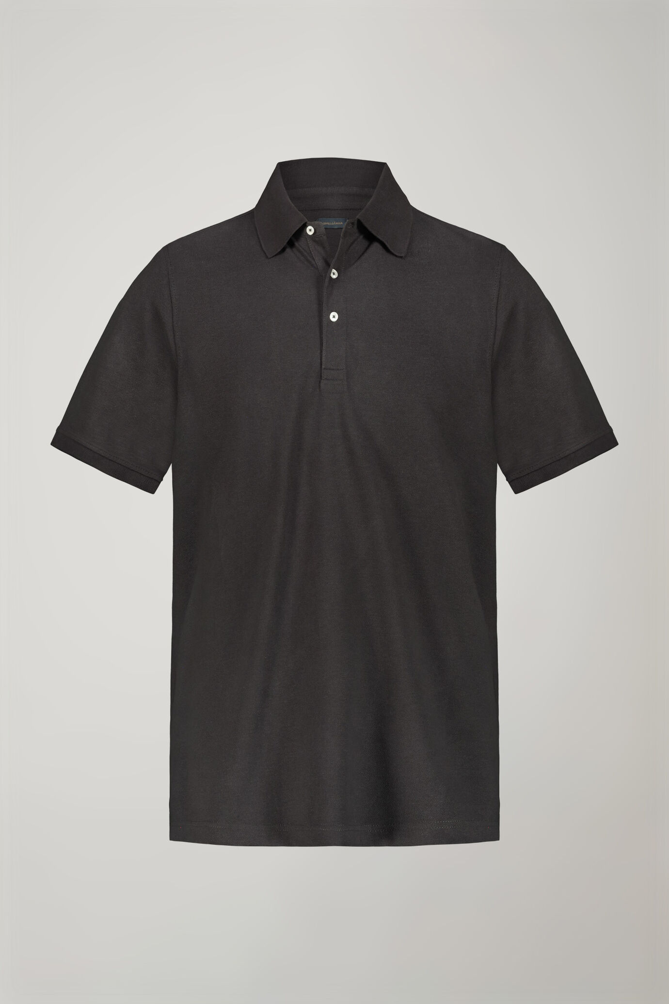 Men’s short sleeve polo shirt 100% piquet cotton regular fit image number 4