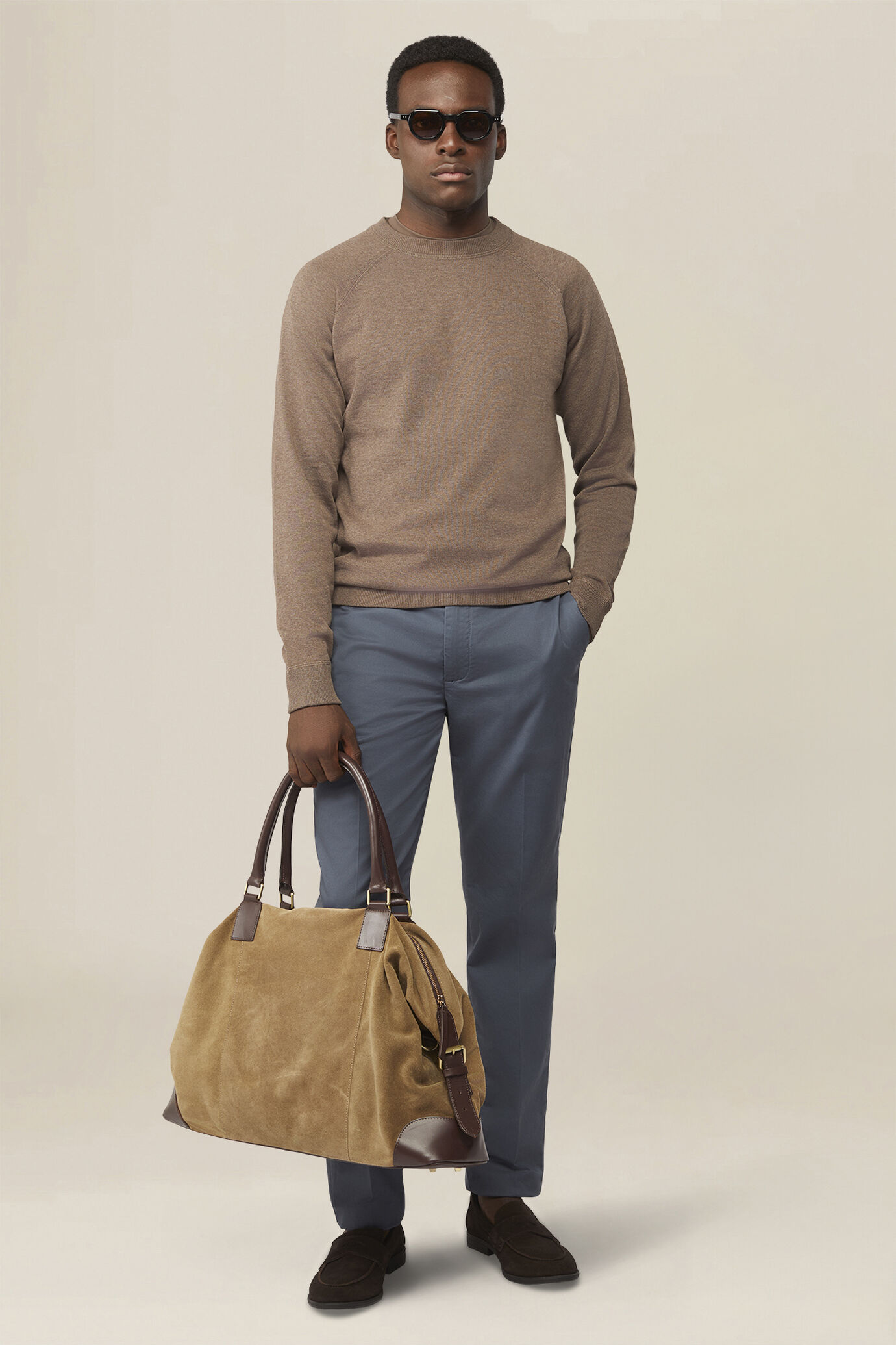 Pantalone uomo chino classico regular fit image number 0