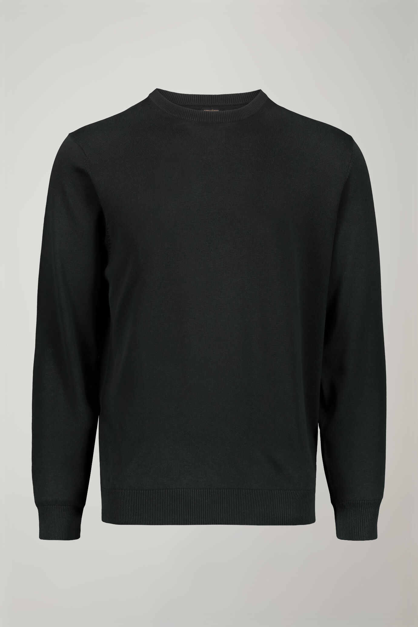 Men's Round neck sweater 100% cotton regular fit image number 4