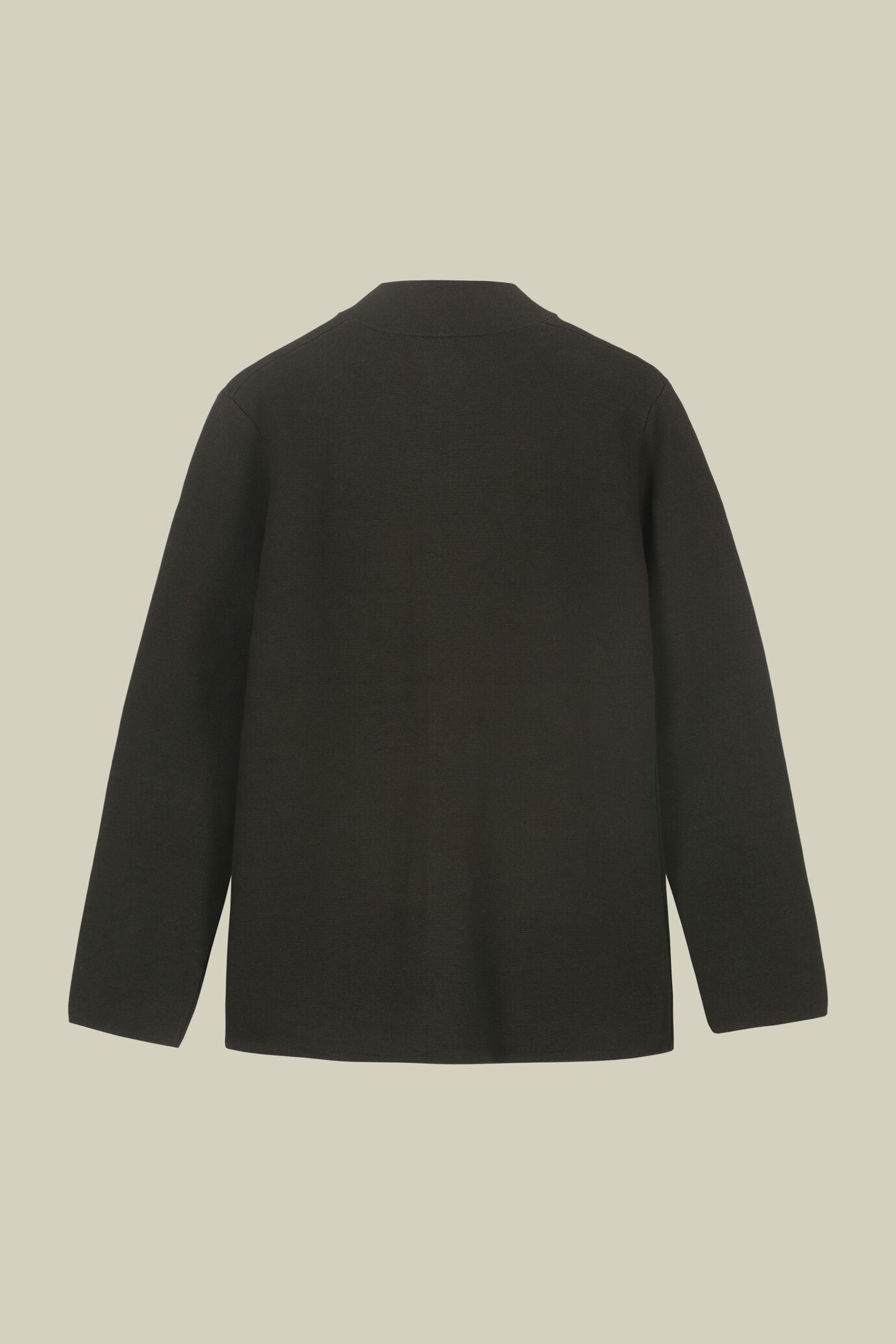 Giacca uomo in maglia punto milano con collo alla coreana in 100% cotone regular fit image number 5