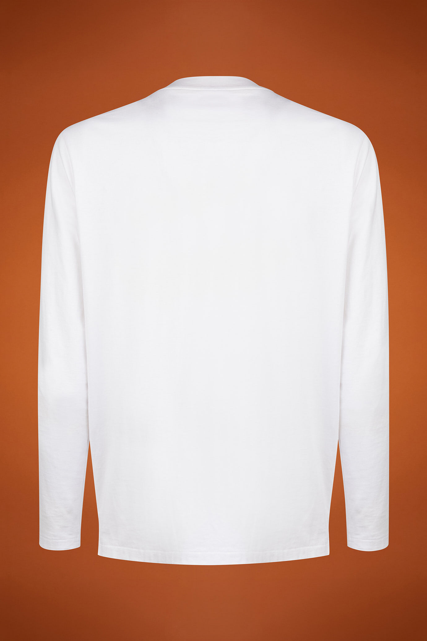T-shirt uomo girocollo 100% cotone con maniche lunghe regular fit image number 5