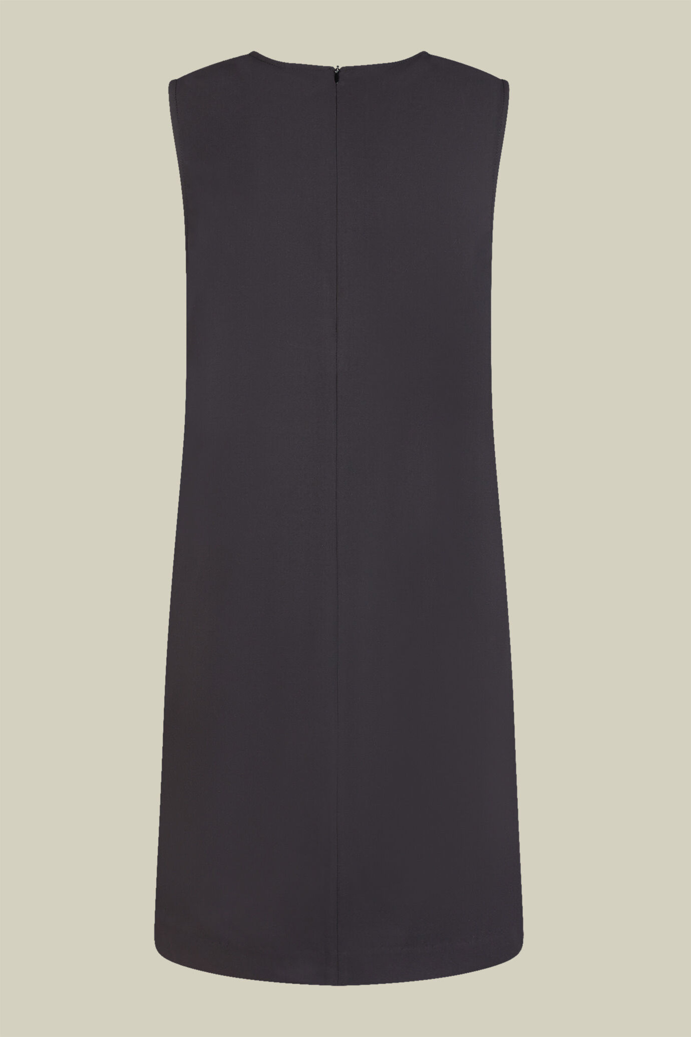 Robe fourreau sans manches pour femme, coupe confort