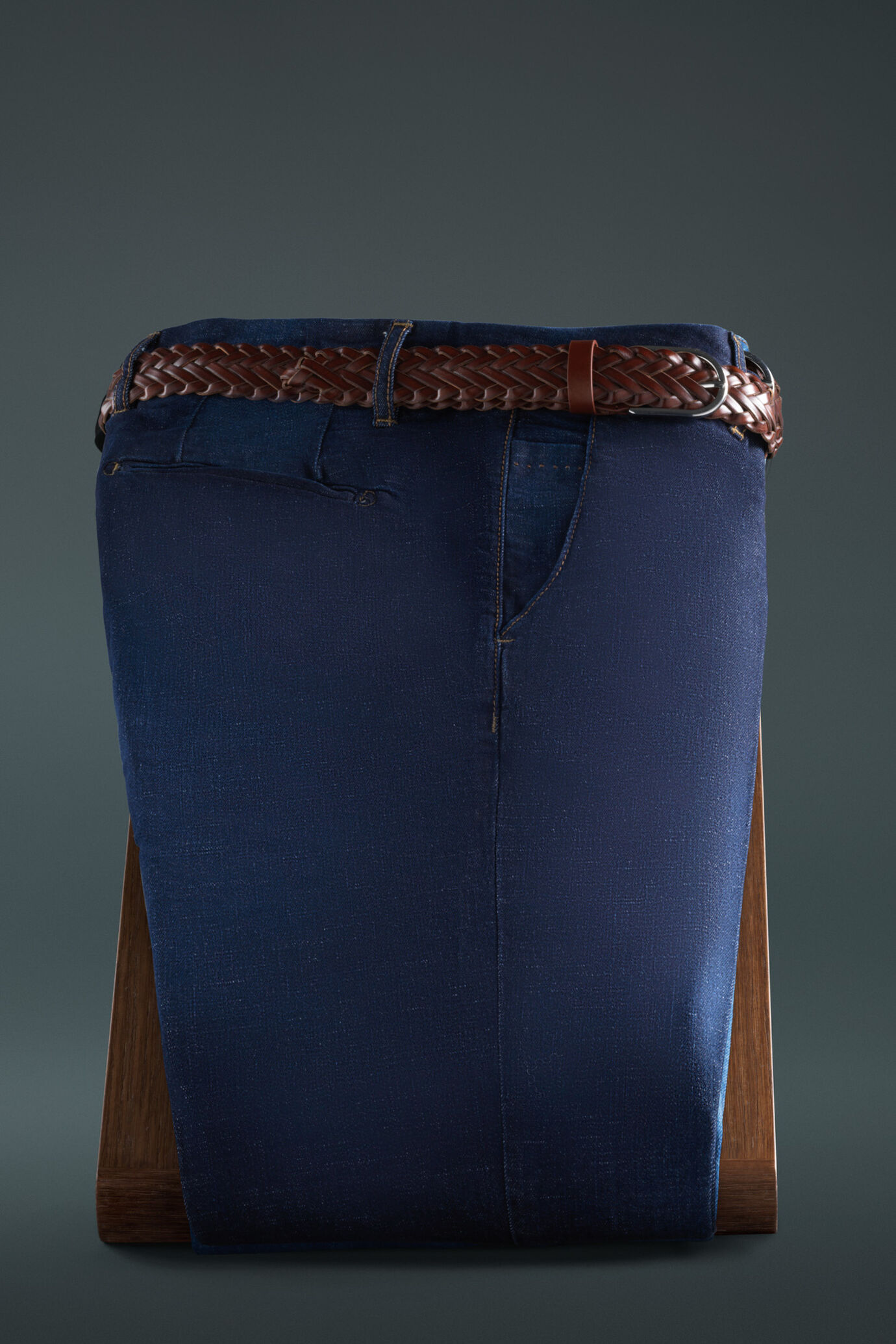 Chinos in denim image number 2