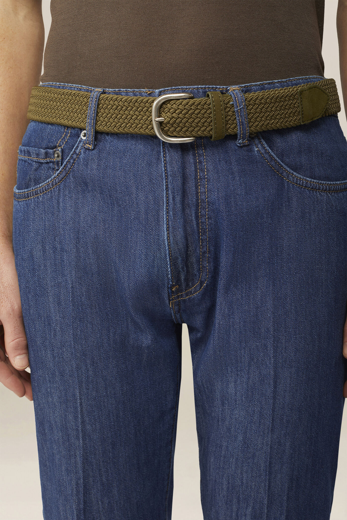 Ceinture classique pour homme, couleur unie image number 0