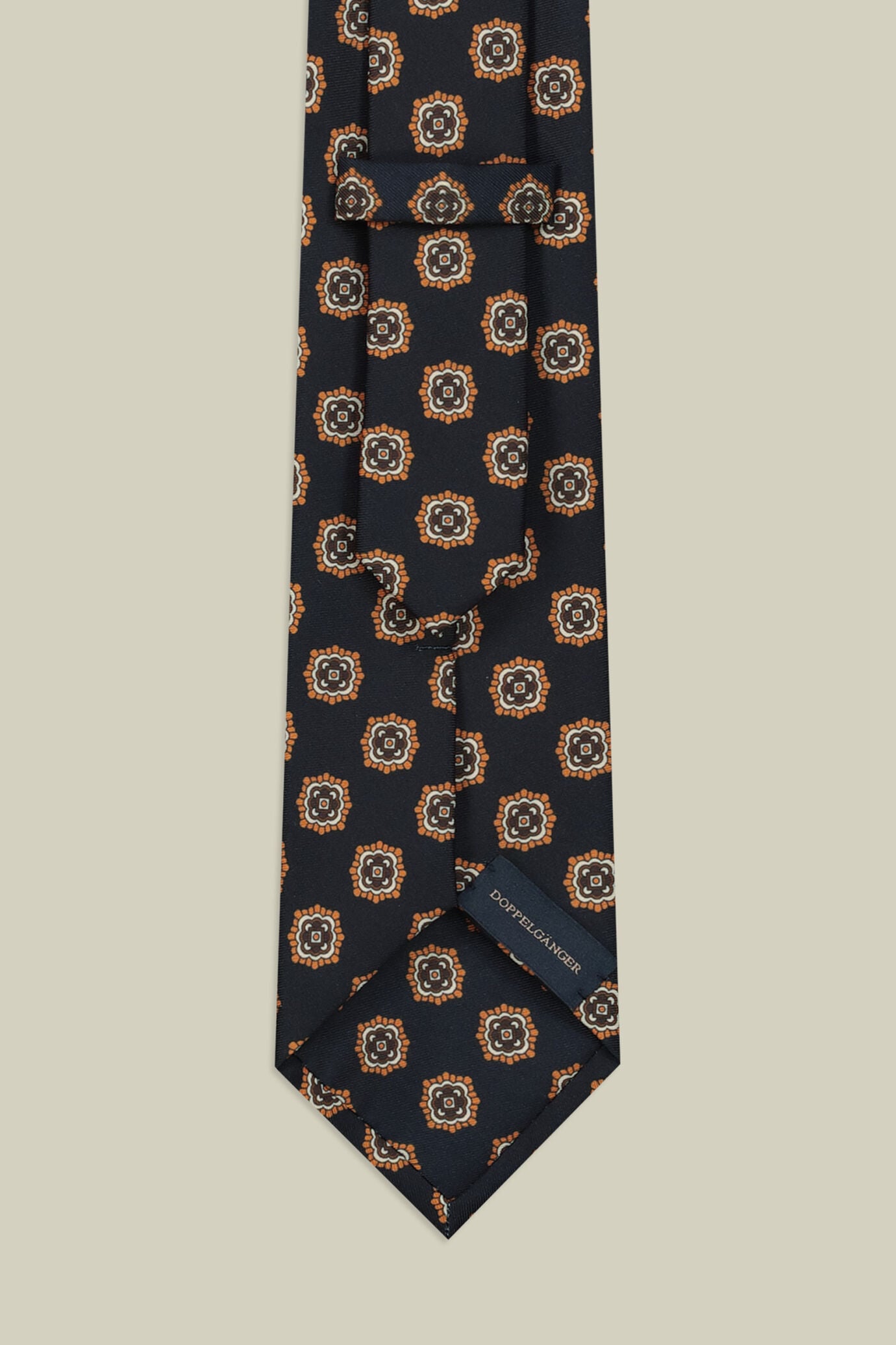Cravate pour homme avec imprim&eacute; g&eacute;om&eacute;trique image number 2