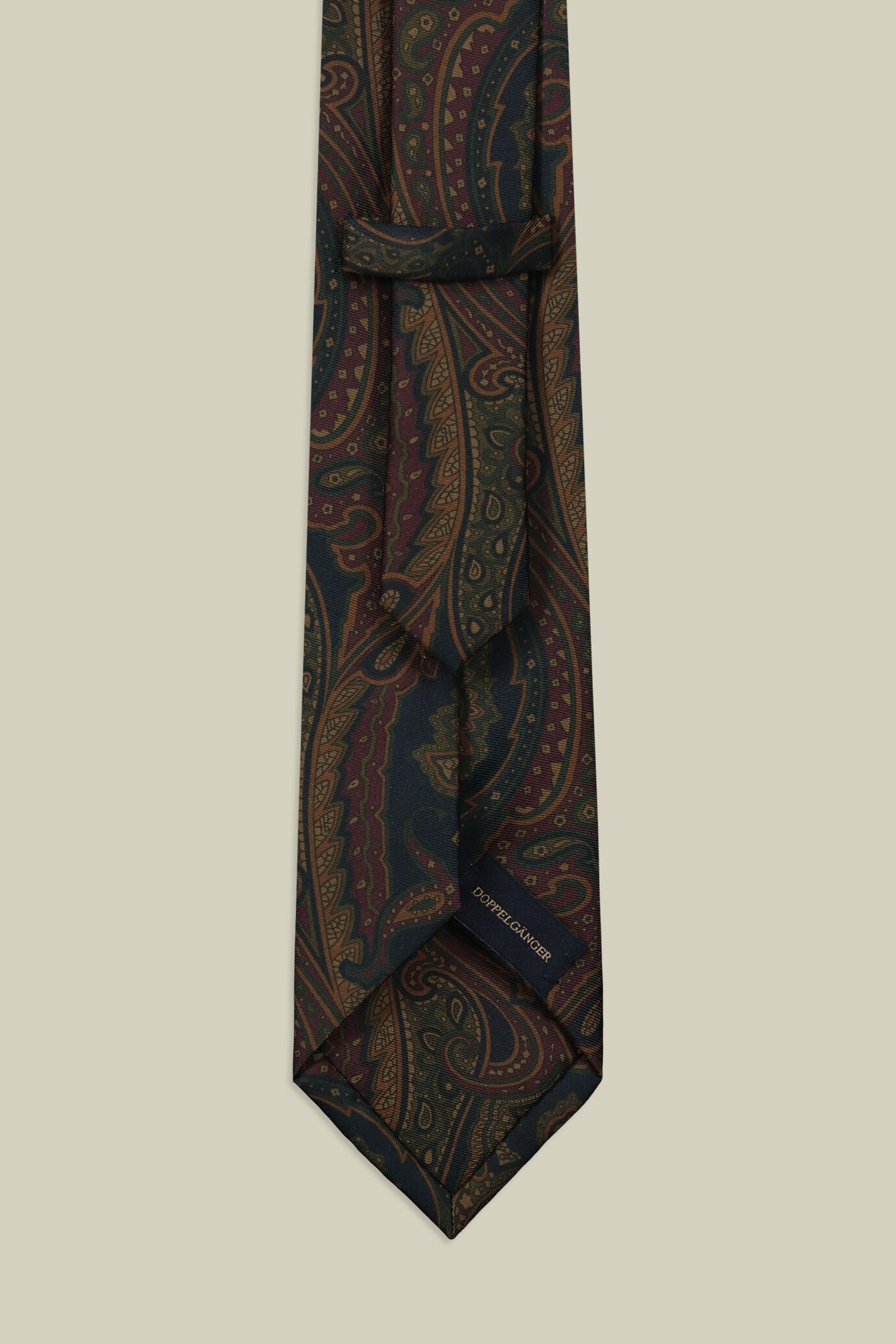 Cravate homme, motif macro cachemire image number 2