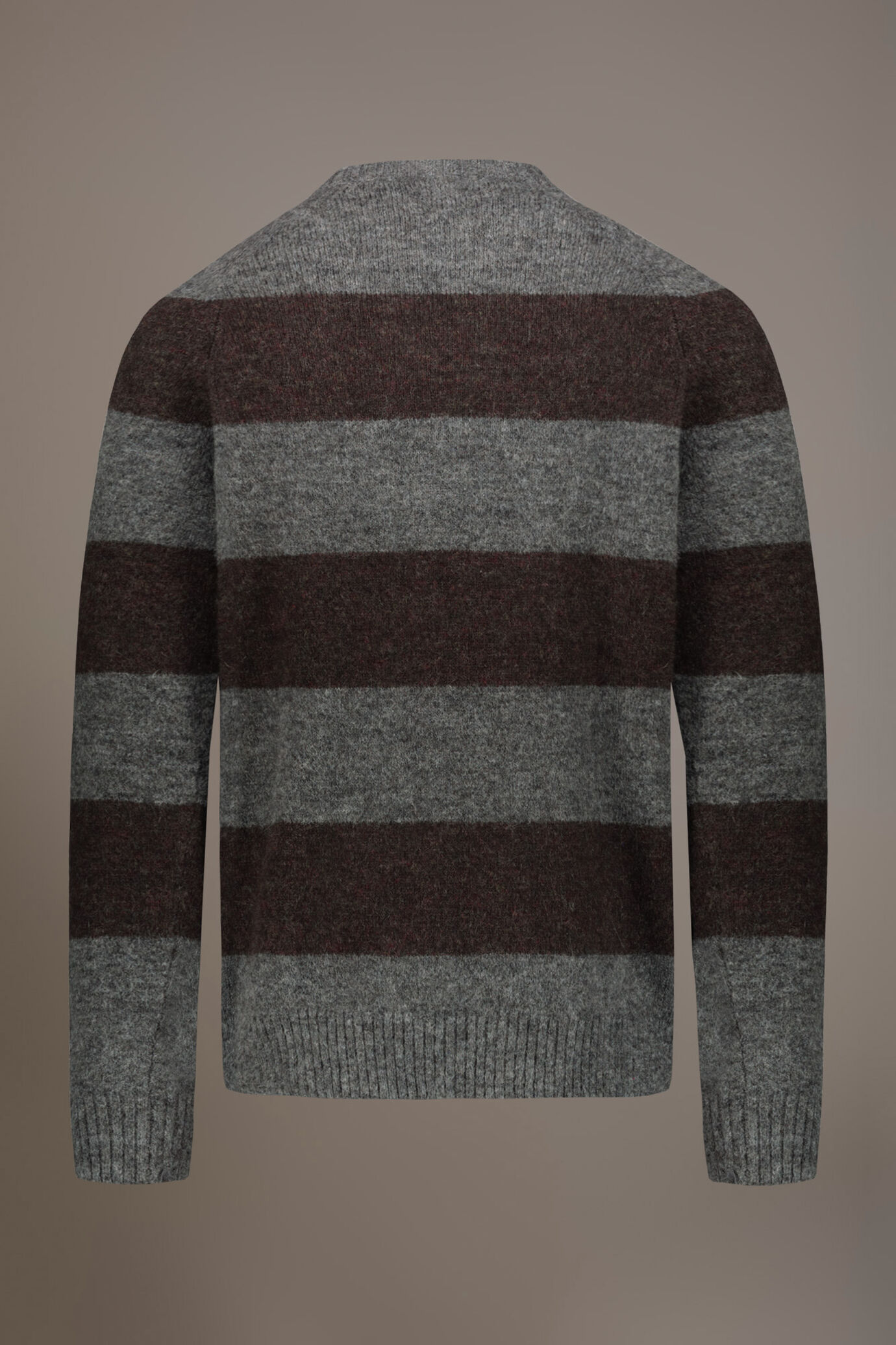 Mohair wool blend round neck sweater image number 5