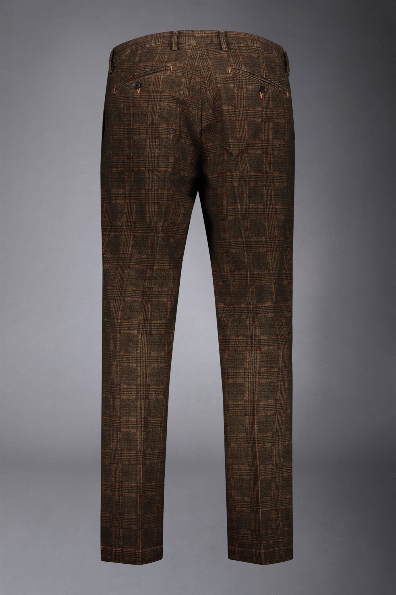 Pantalone chino uomo principe di galles regular fit image number 5