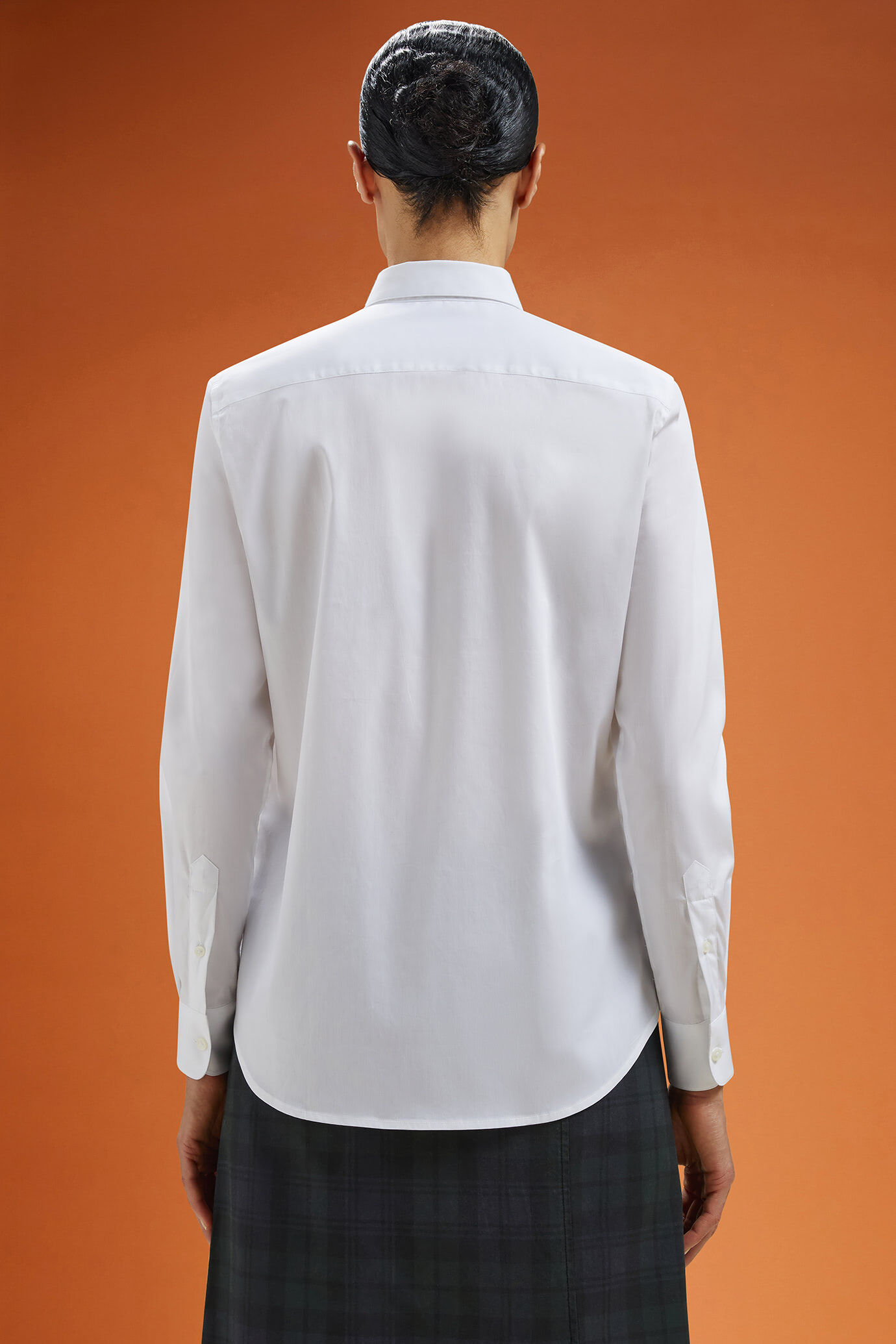 Camicia classica donna tinta unita regular fit image number 1