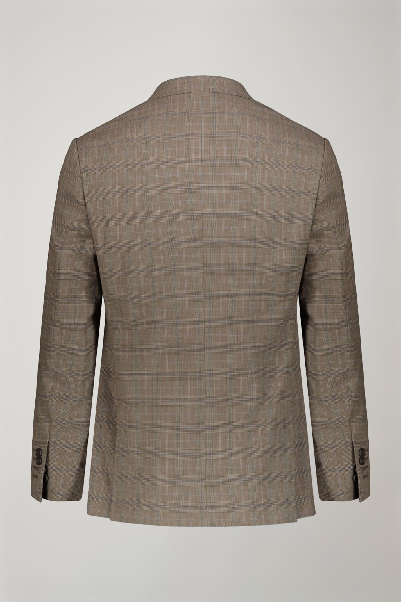Einreihiger Prinz-von-Wales-Anzug aus Stretchmaterial image number 5