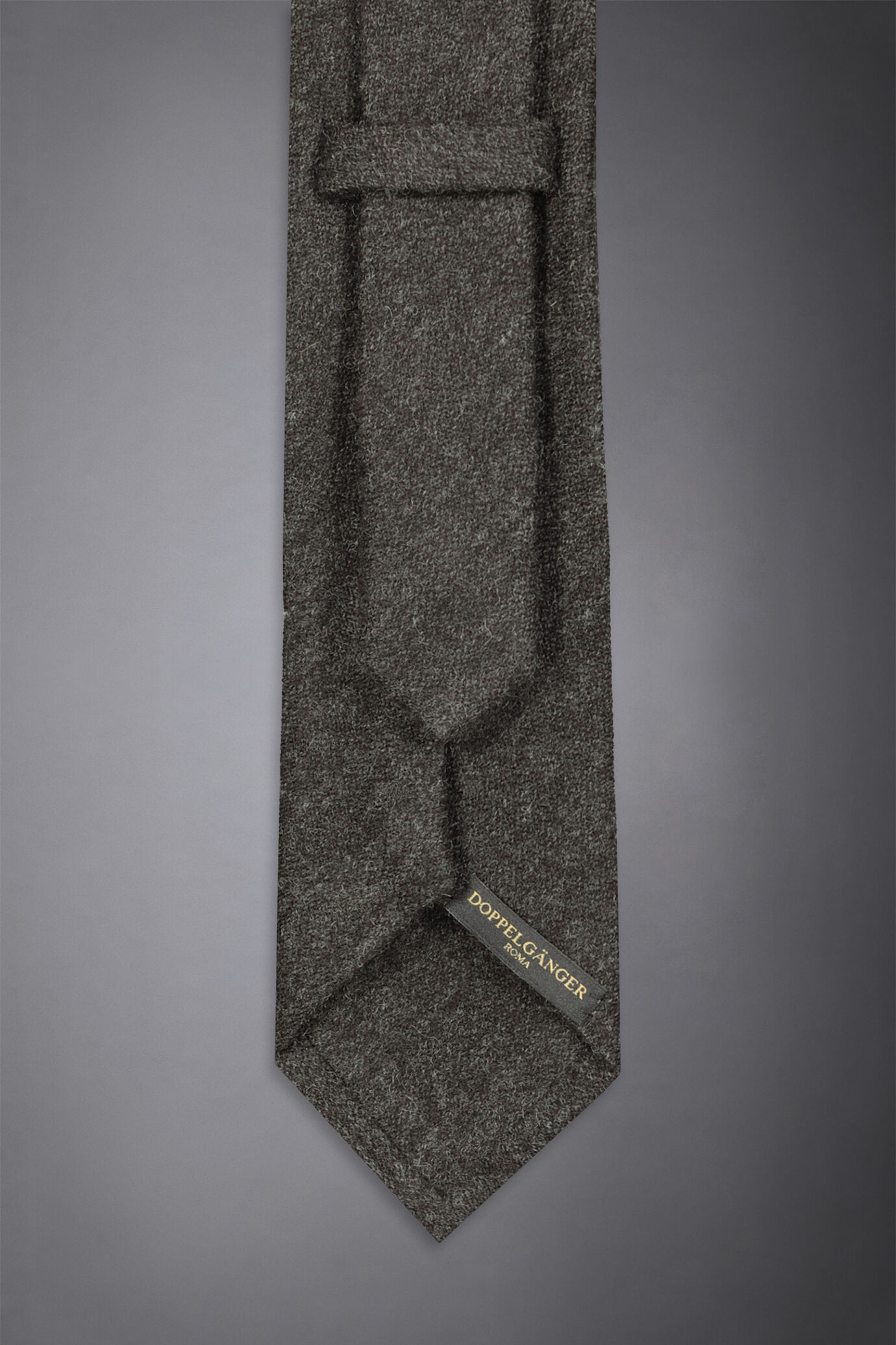 Men's solid color wool blend tie image number 1