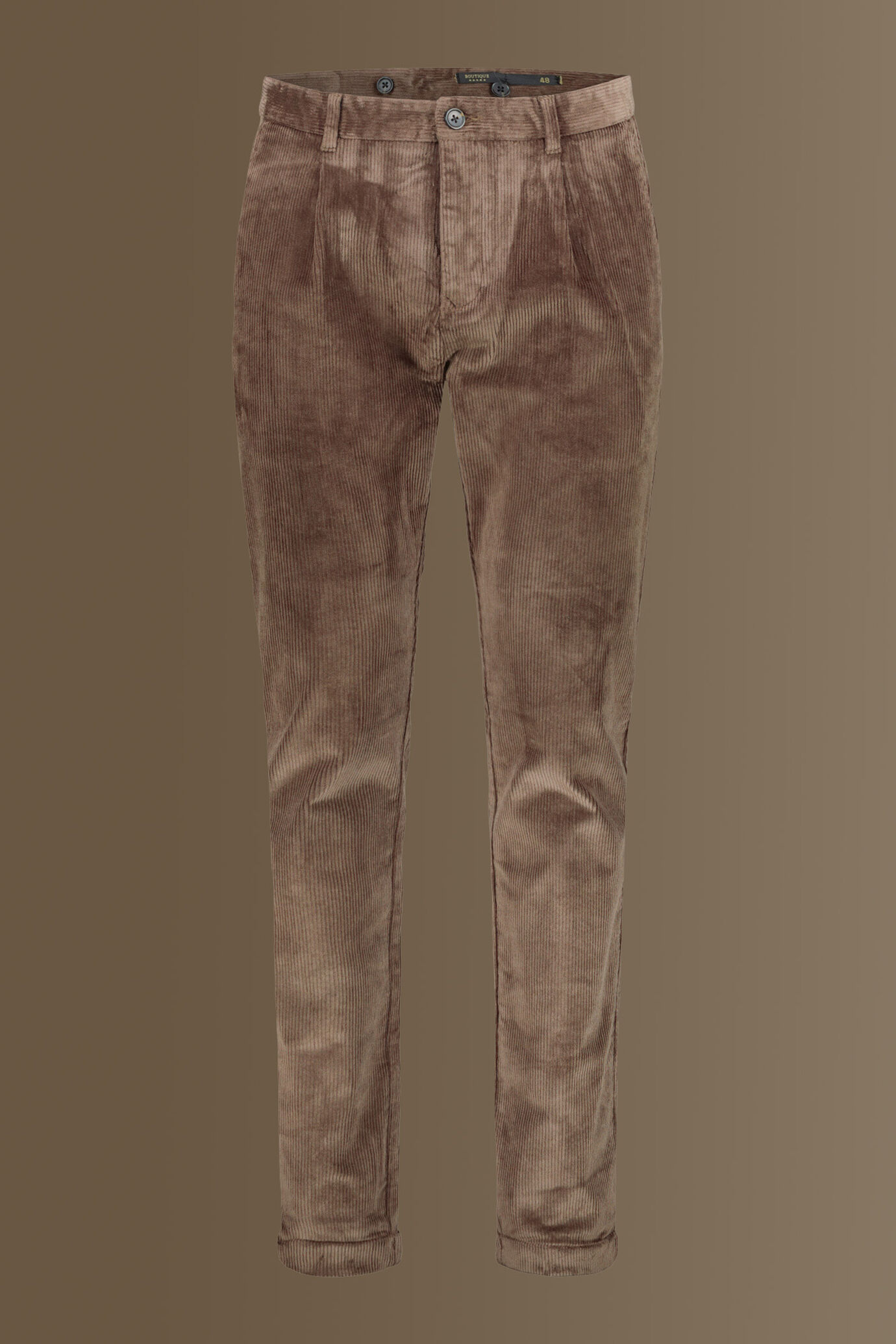 Pantalone uomo chino velluto a coste image number 4