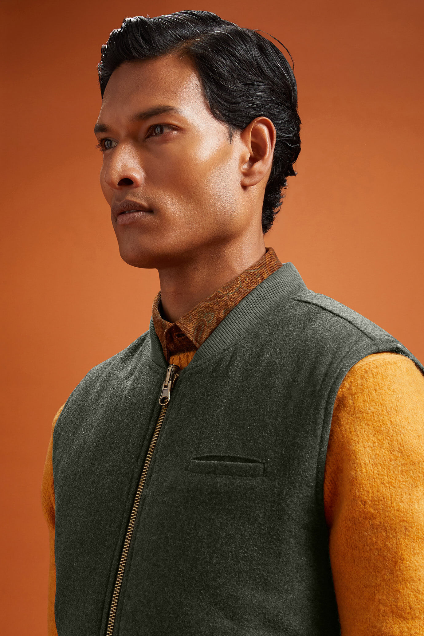 Gilet uomo imbottito reversibile regular fit image number 3