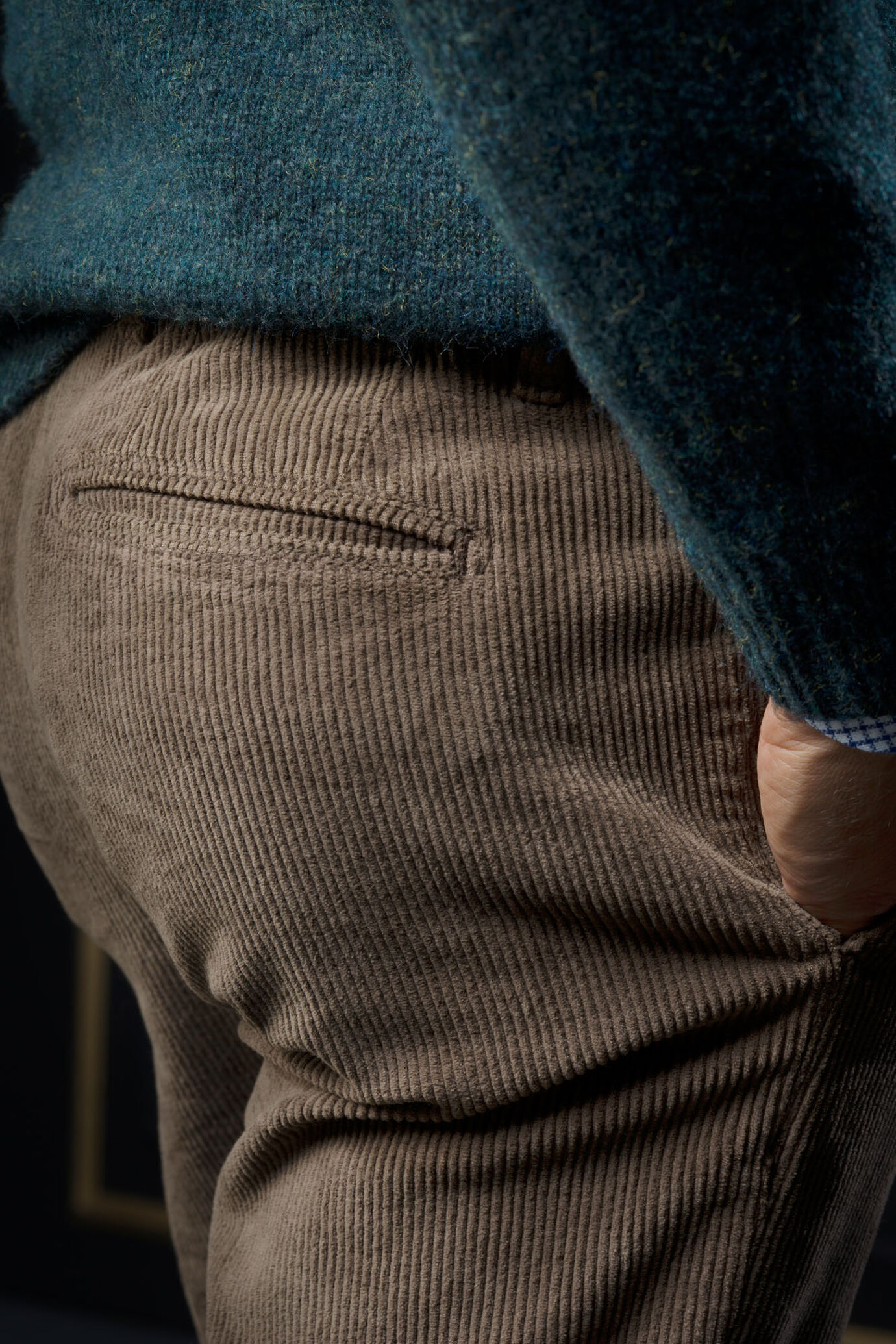 Maglia giricollo in lana Shetland image number 2