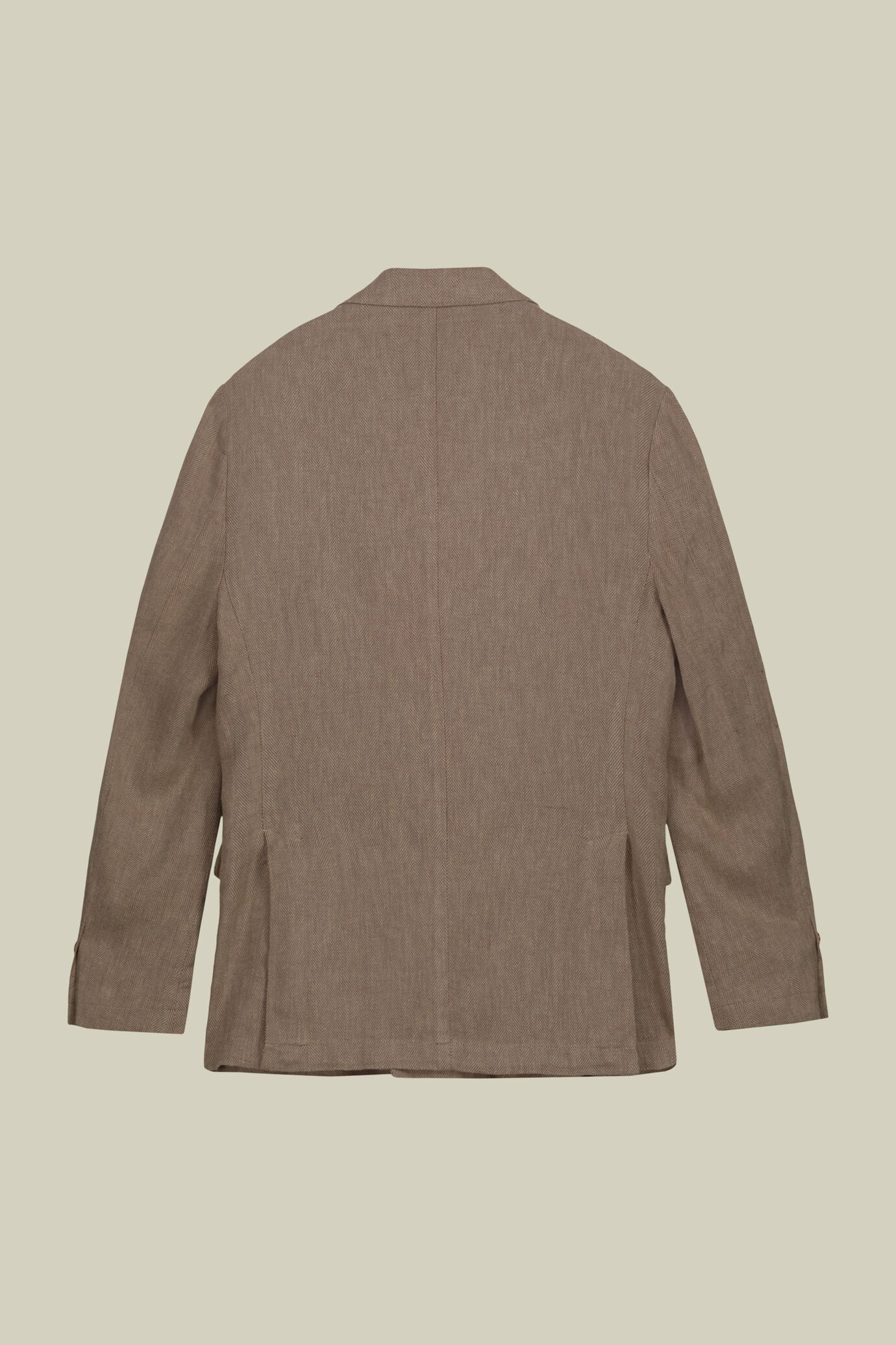 Men's unlined double-breasted jacket with peak lapels and flap pockets image number 5