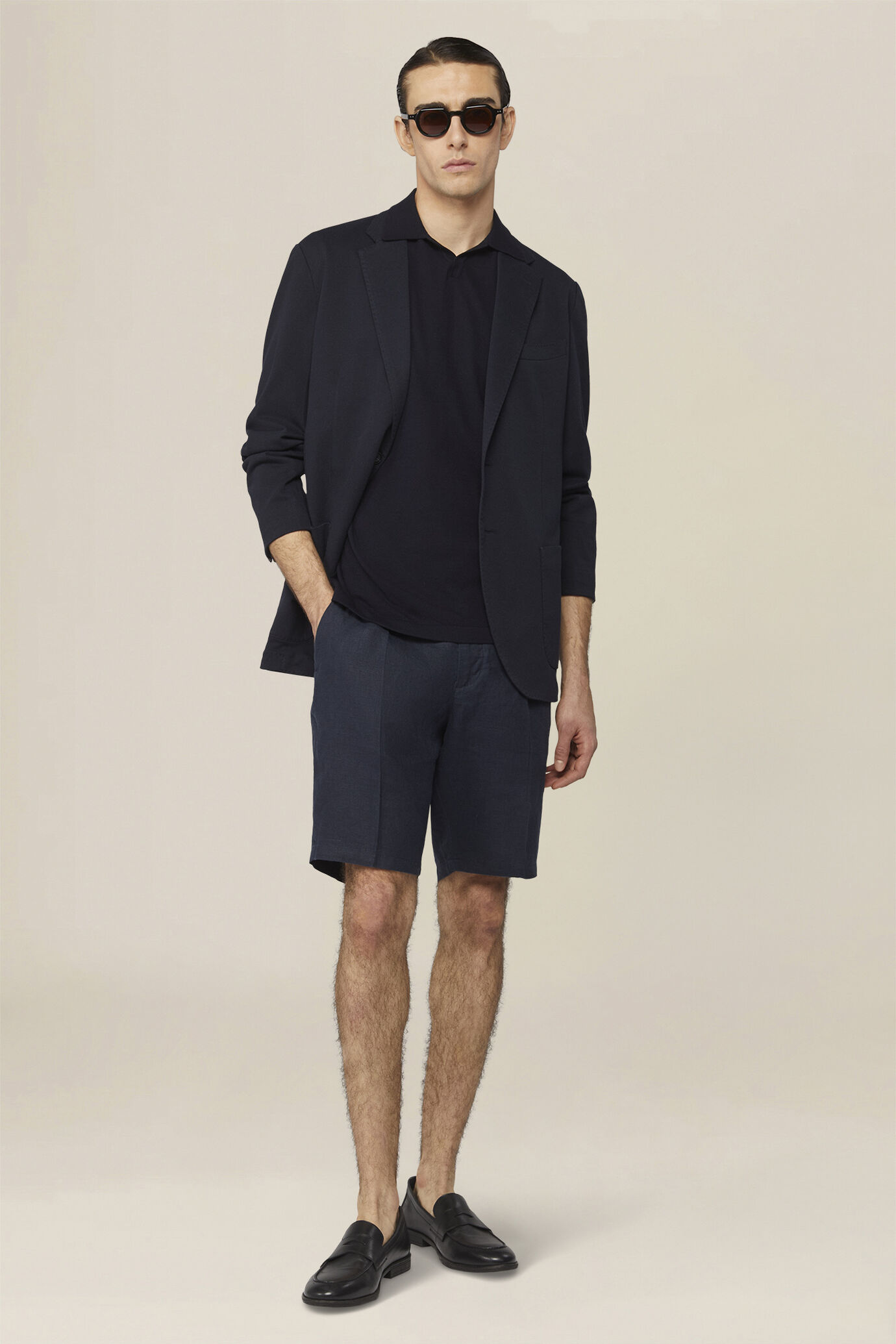 Veste homme &agrave; simple boutonnage, sans doublure, coupe classique image number 1