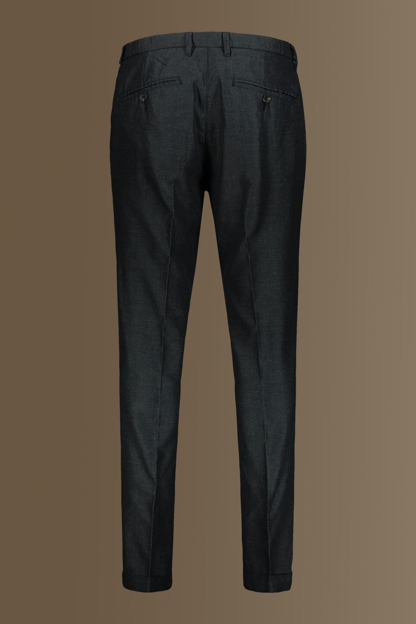 Pantalone uomo chino con pinces singola e risvolto image number 5