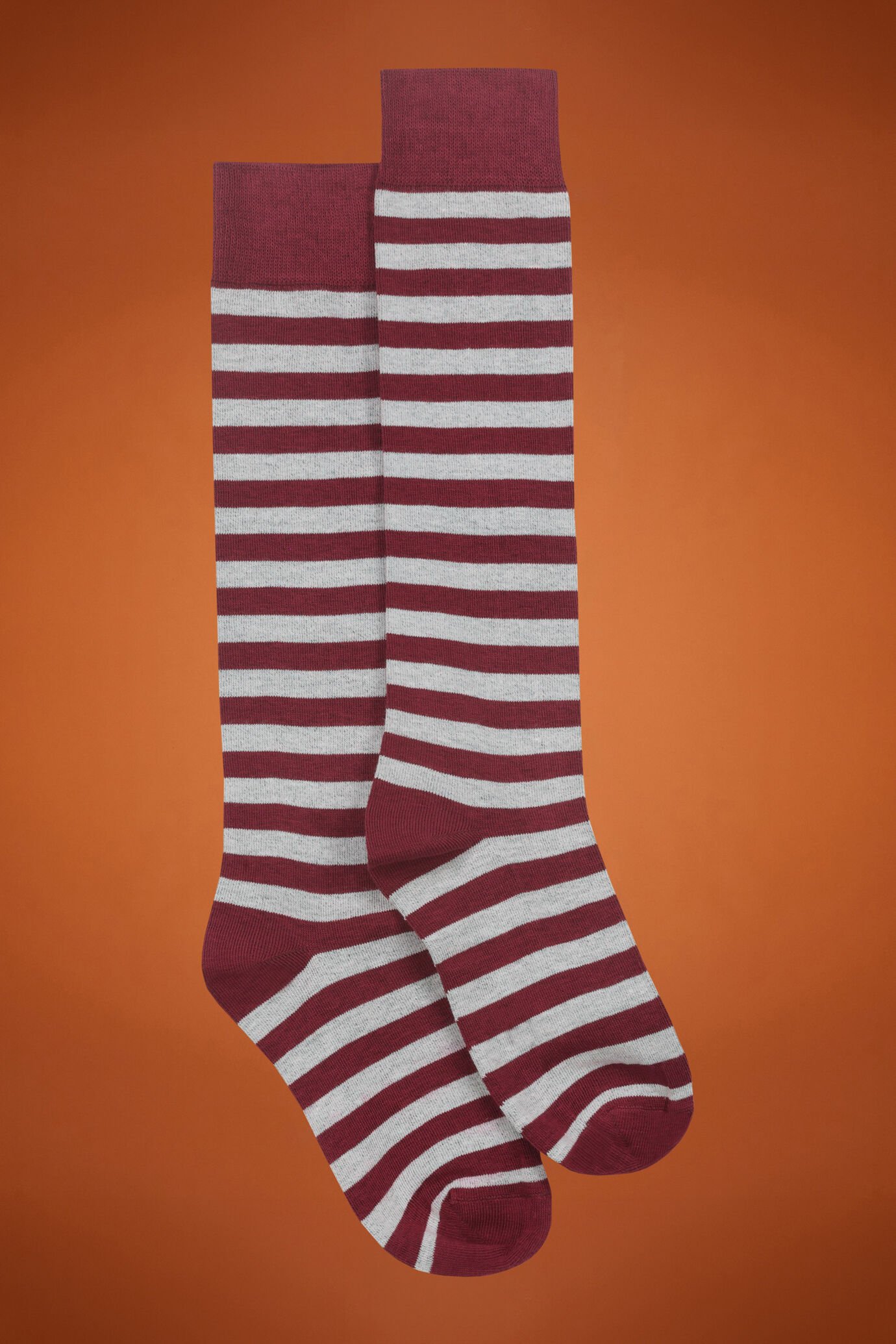 Strumpfhose für Damen mit vertikalen Streifen, made in Italy image number 0