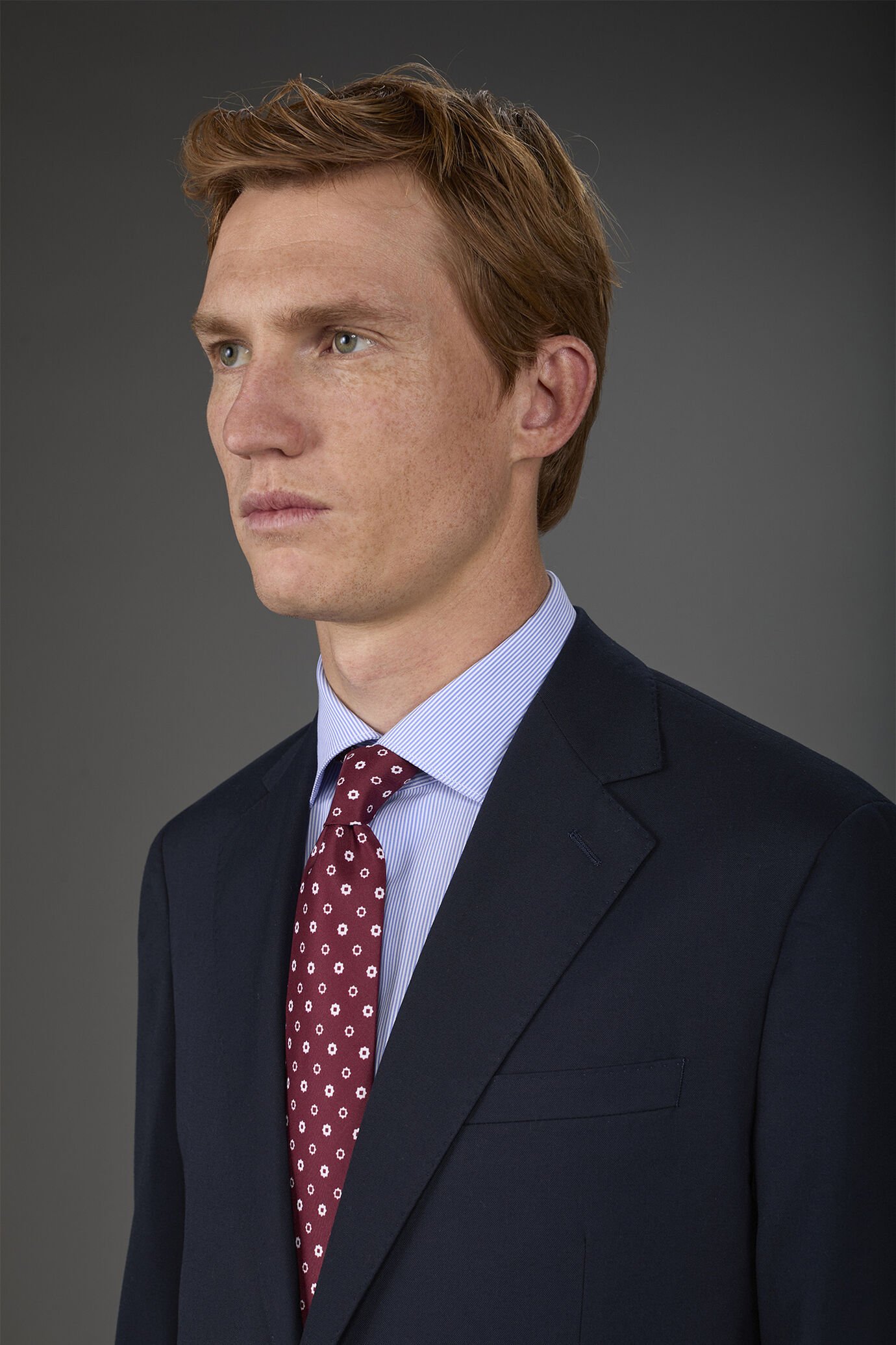 Men's micro patterned tie image number 0